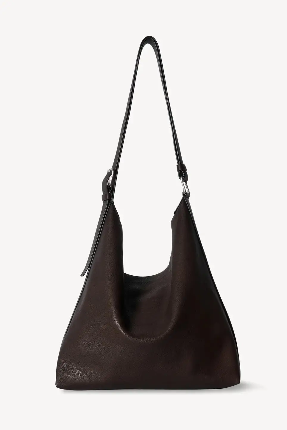 The Jean Shoulder Bag in brown from The Row.