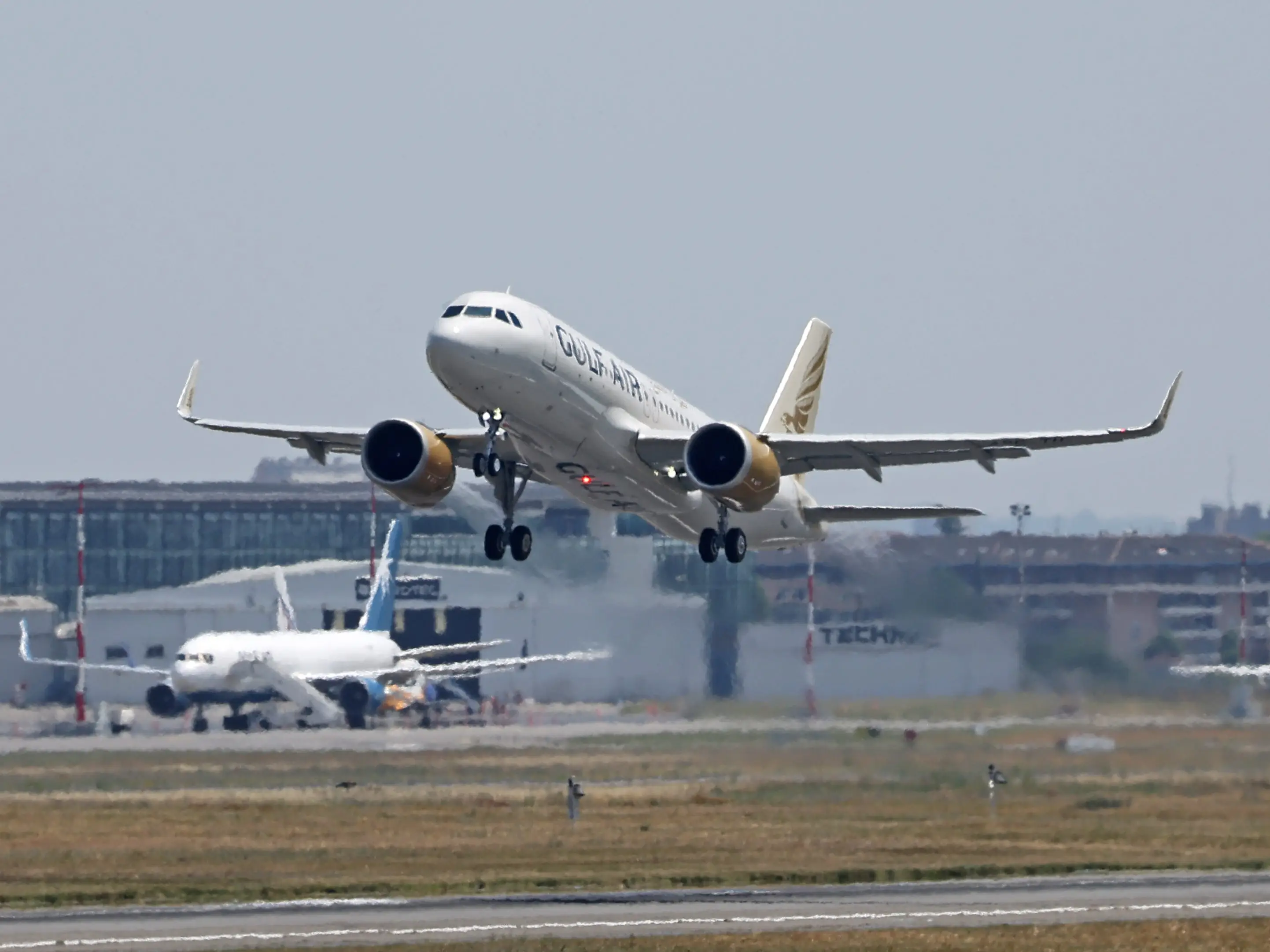 Gulf Air plane.