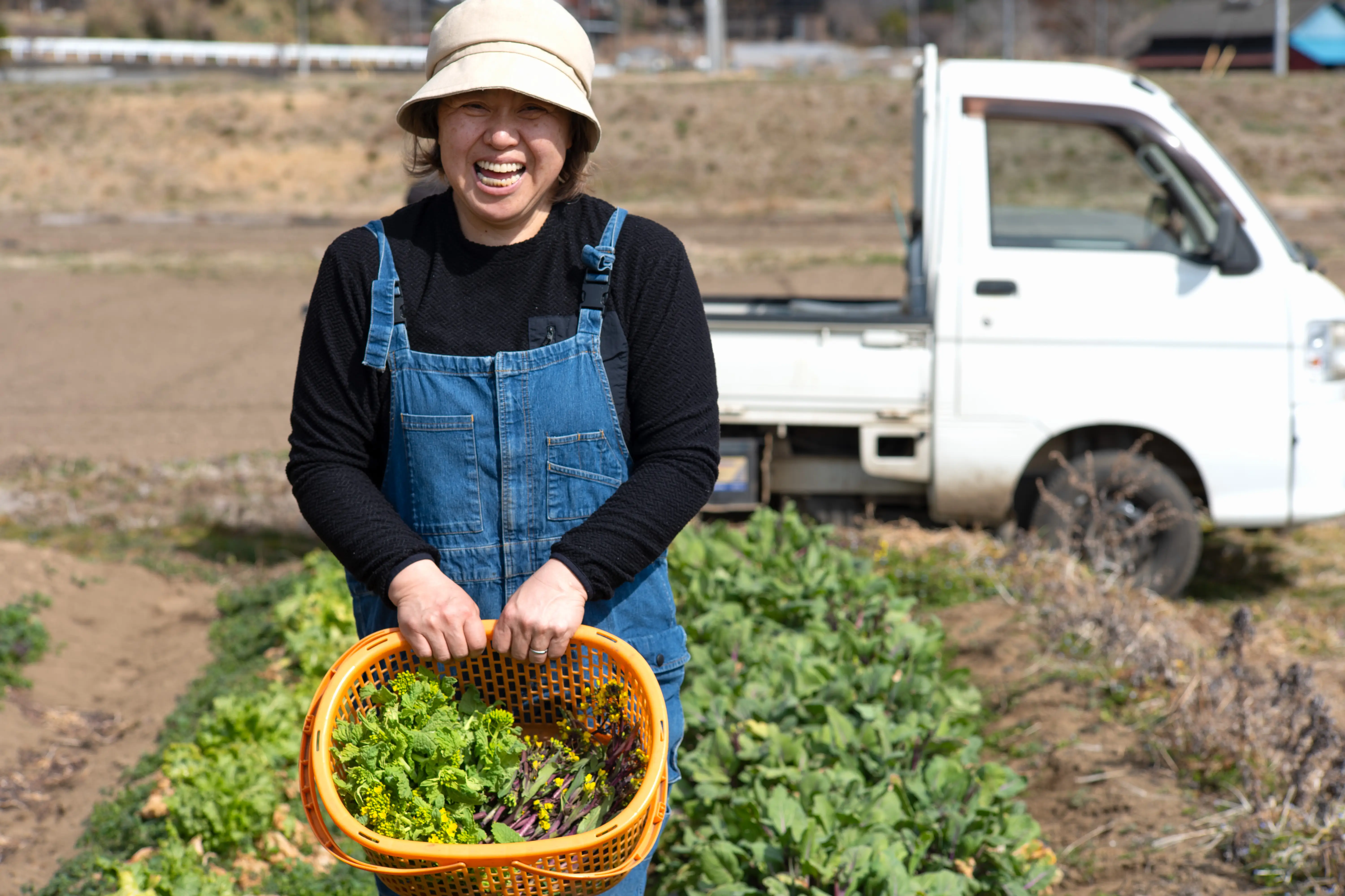 A farmer working in Japan.