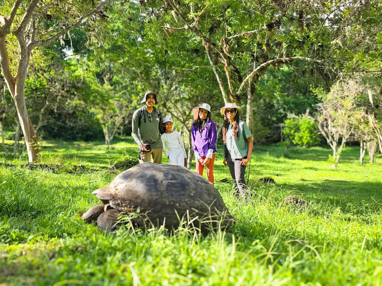 The author and her family at Rancho El Manzanillo.