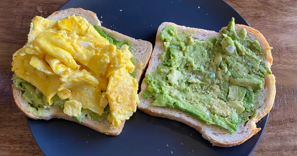 I tried ‘folding’ eggs instead of scrambling them. Now, it’s my go-to way to upgrade breakfasts in a pinch.