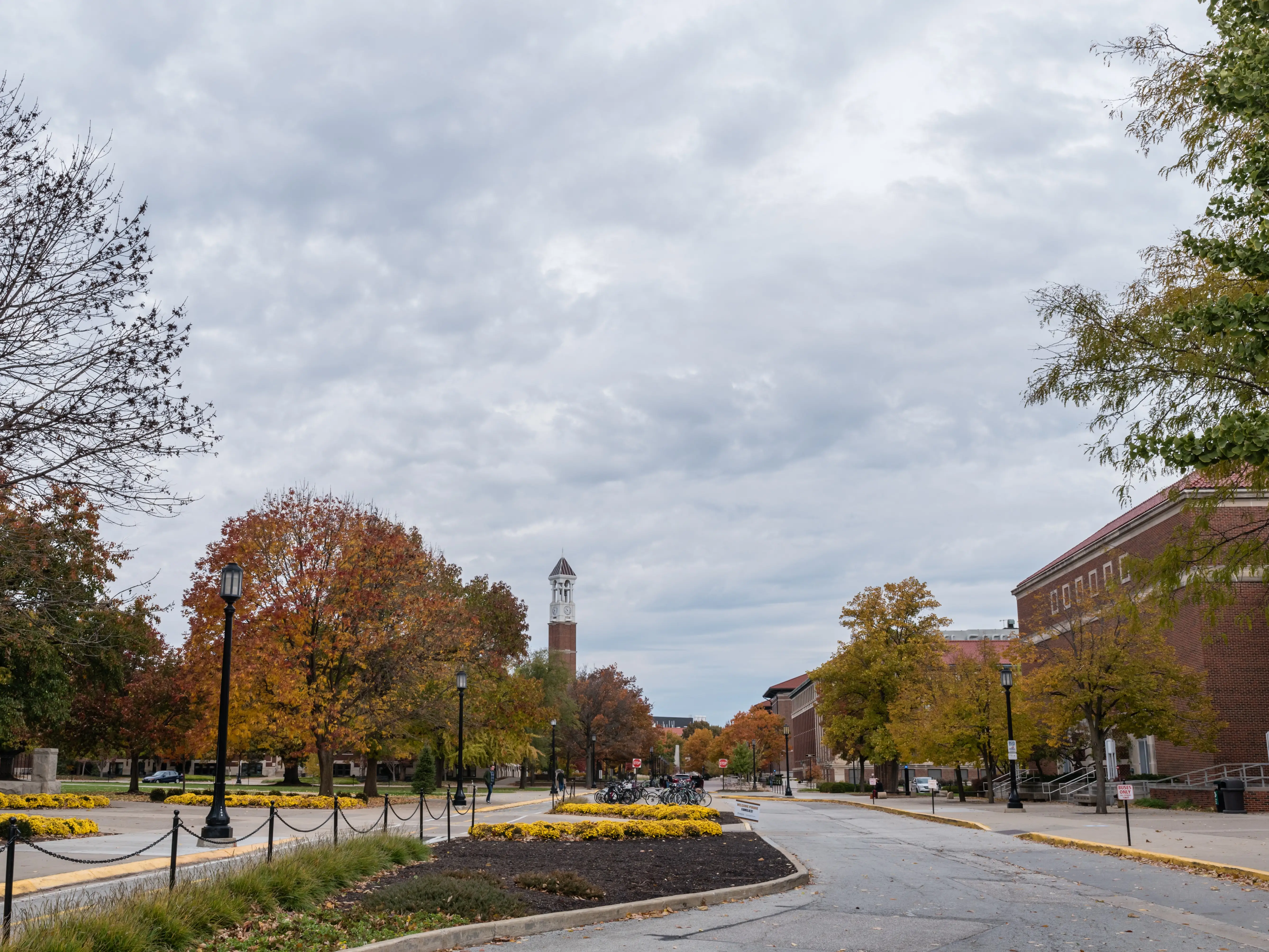 Purdue University campus in the fall, West Lafayette, Indiana