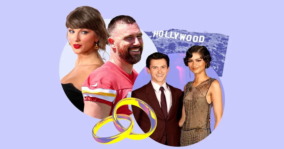 Travis Kelce and Tom Holland know being obsessed with your superstar wife is good for business