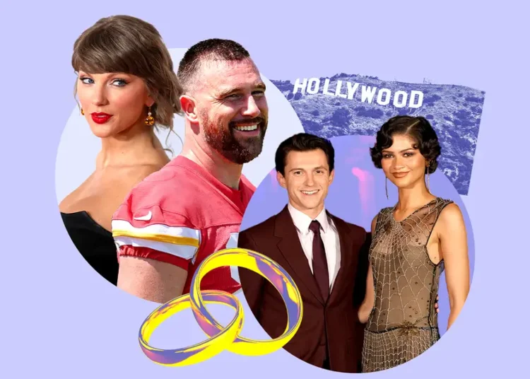 Travis Kelce and Tom Holland know being obsessed with your superstar wife is good for business