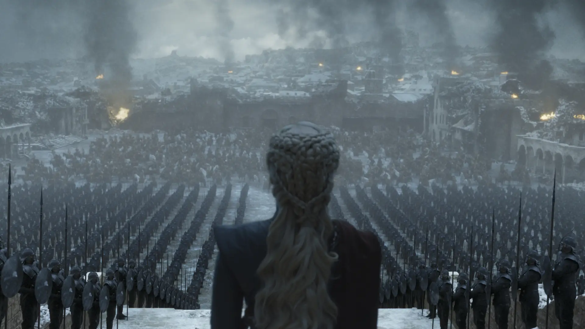 Emilia Clarke as Daenerys Targaryen in the 