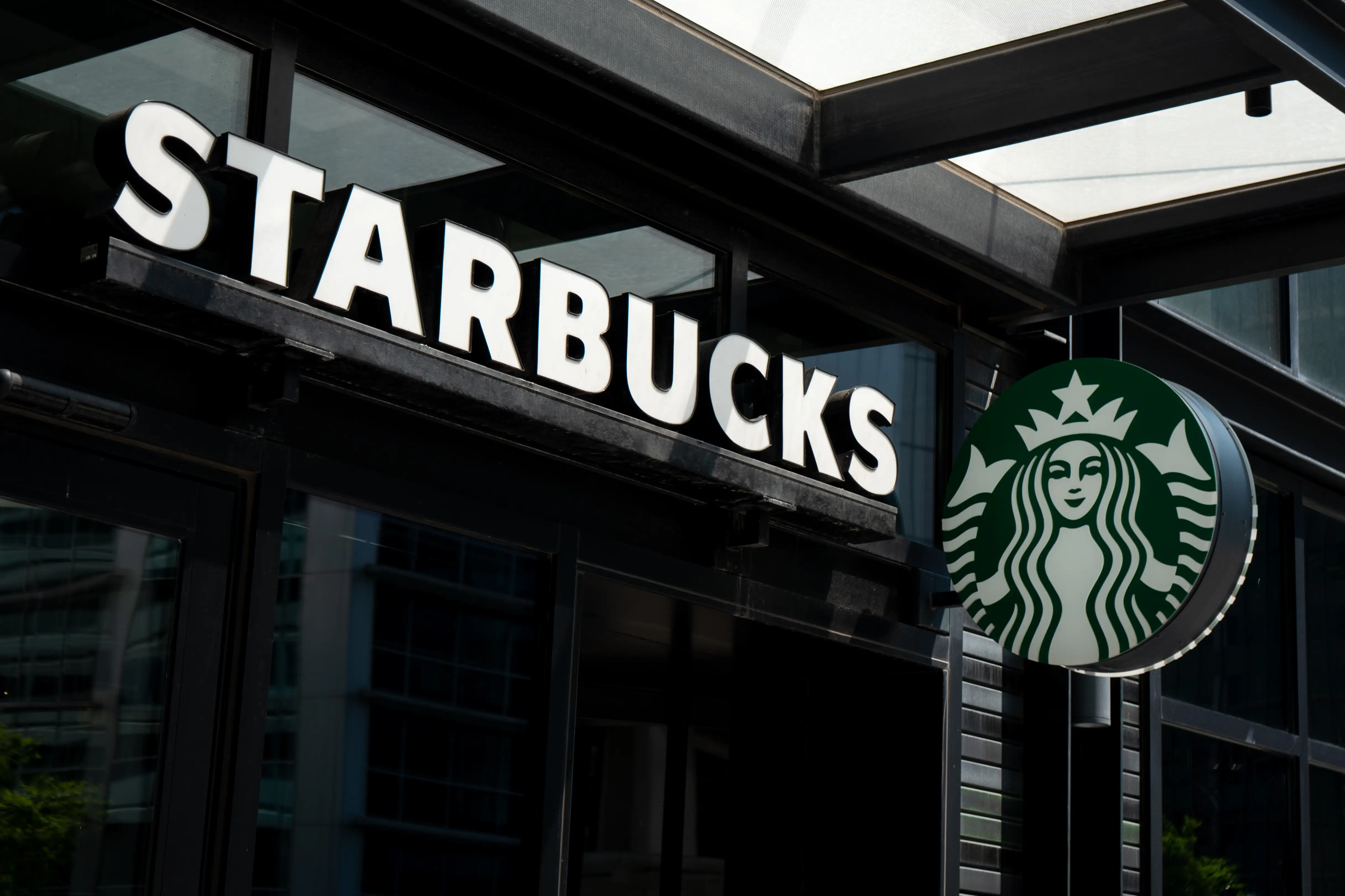 Starbucks sign