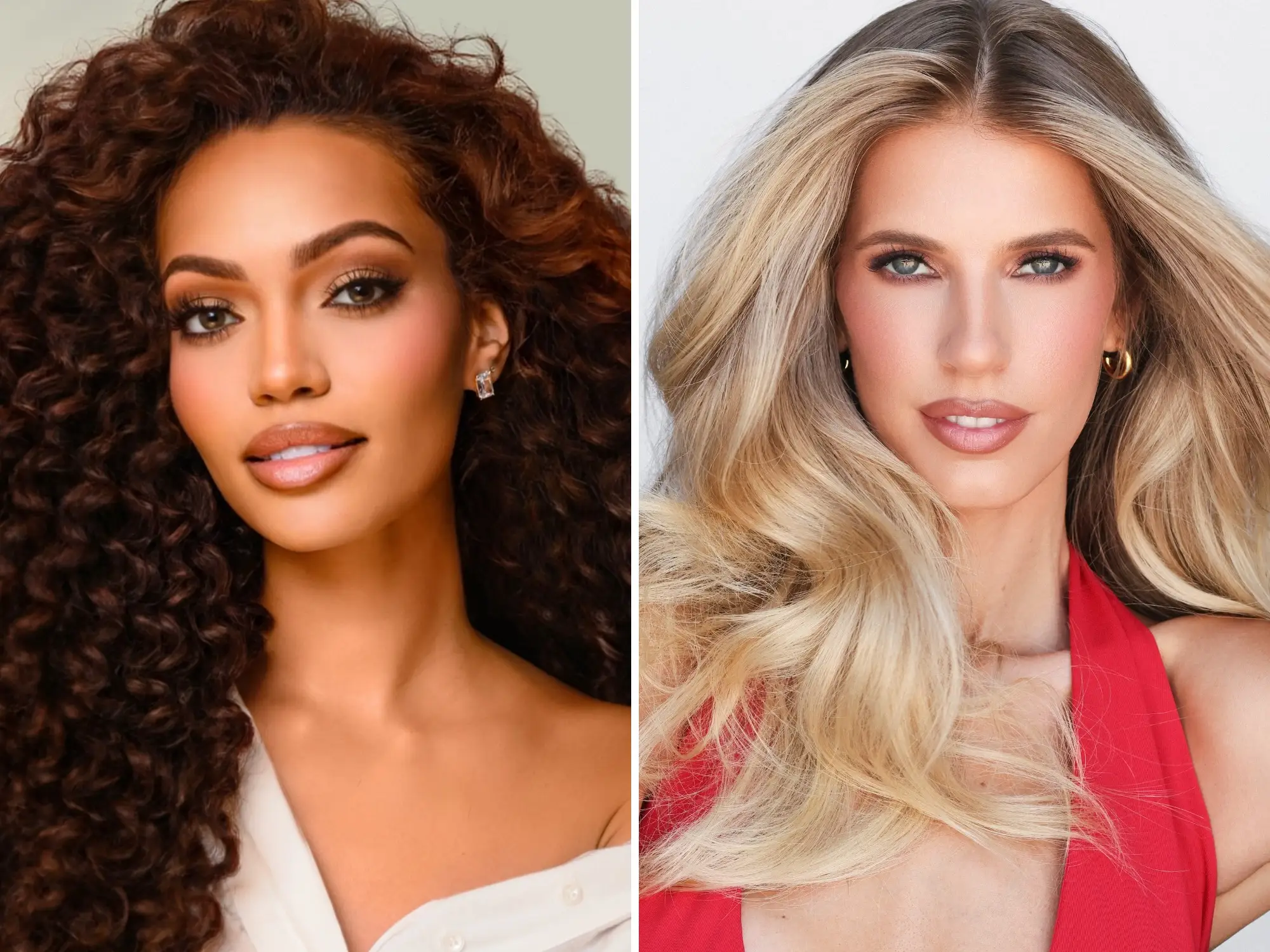 A side-by-side of Miss Virginia and Miss New Hampshire 2026.