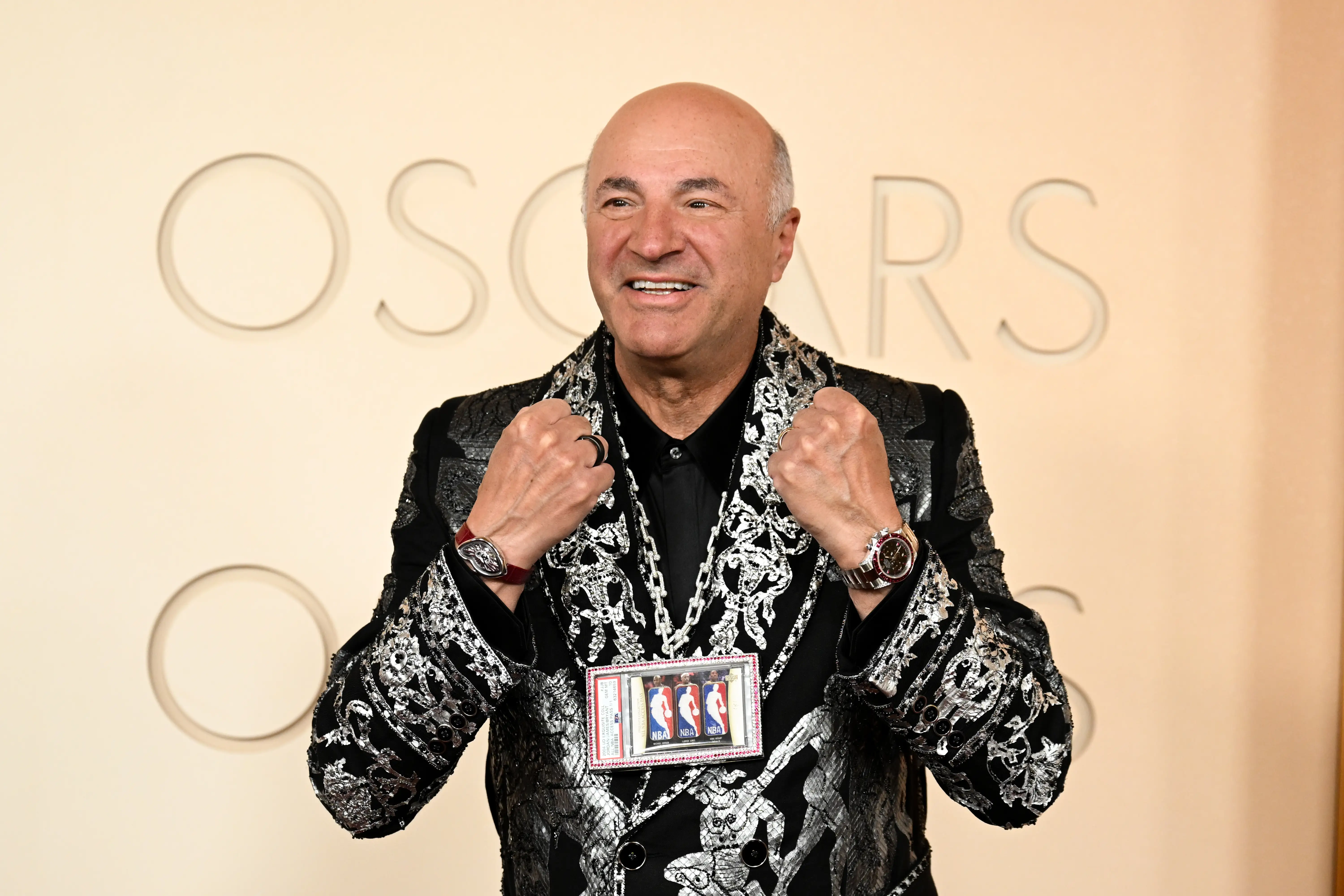 Kevin O'Leary at the 98th Annual Oscars held at the Dolby Theatre on March 15, 2026, in Hollywood, California.