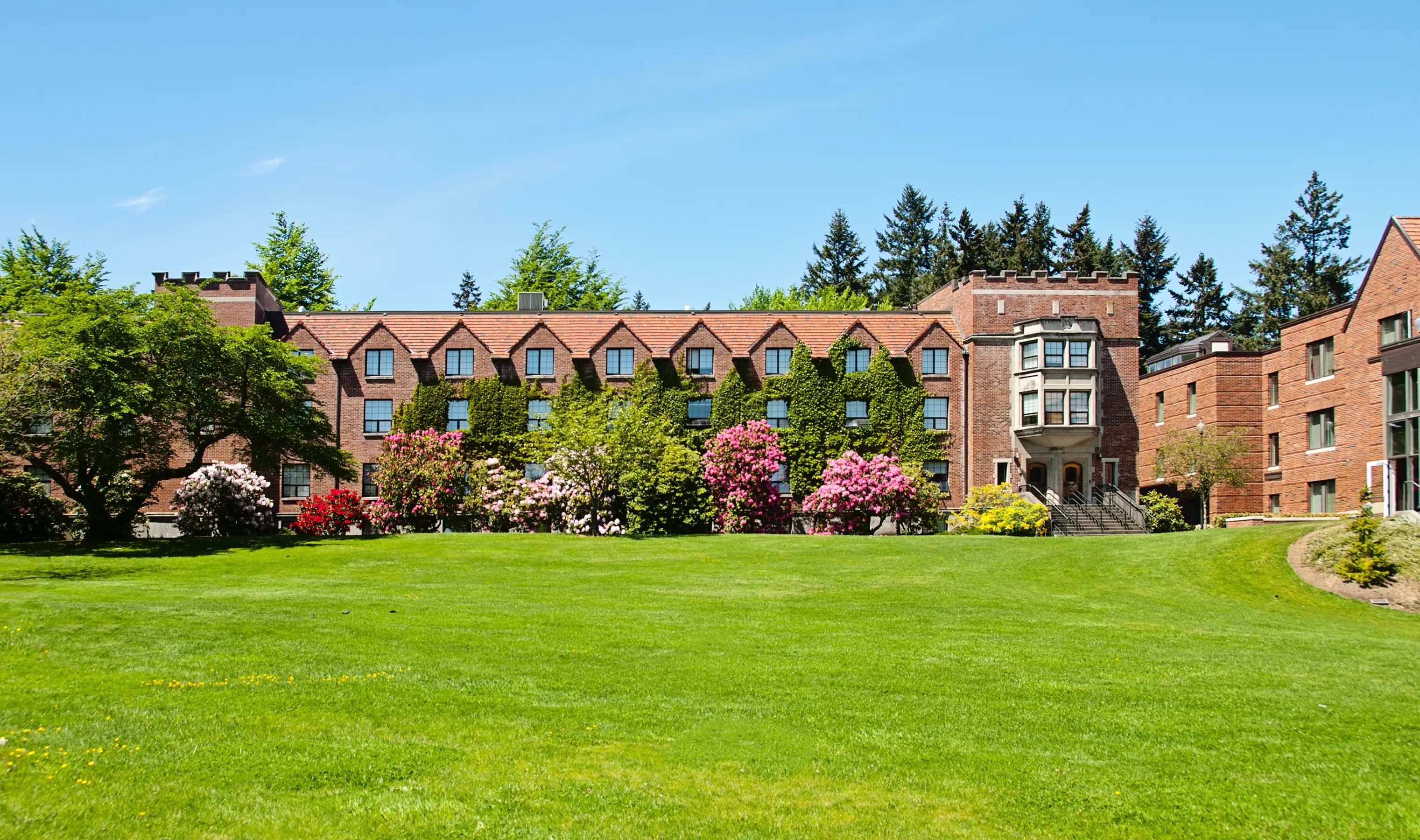 Exterior of the University of Puget Sound.