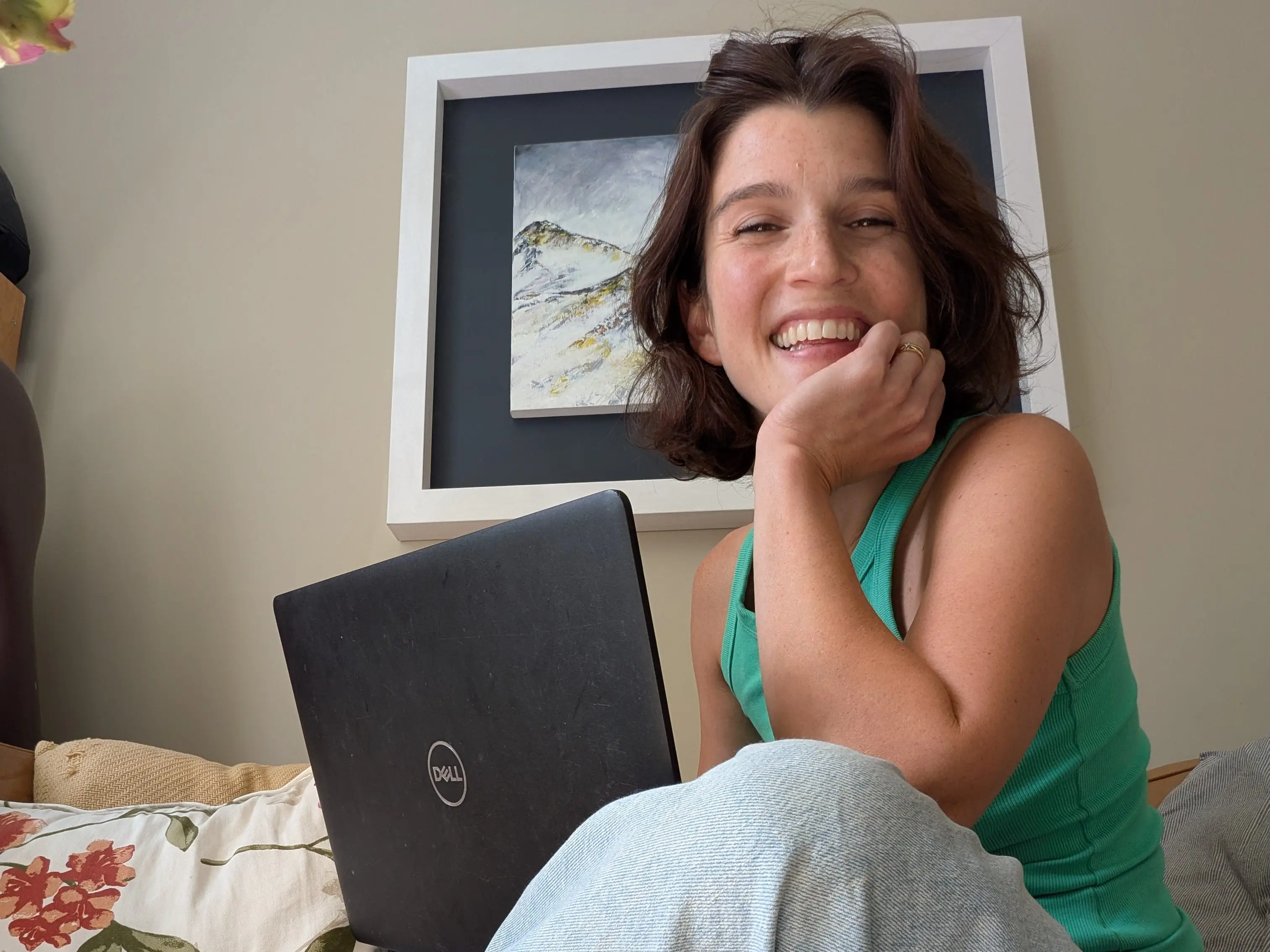 Woman with laptop