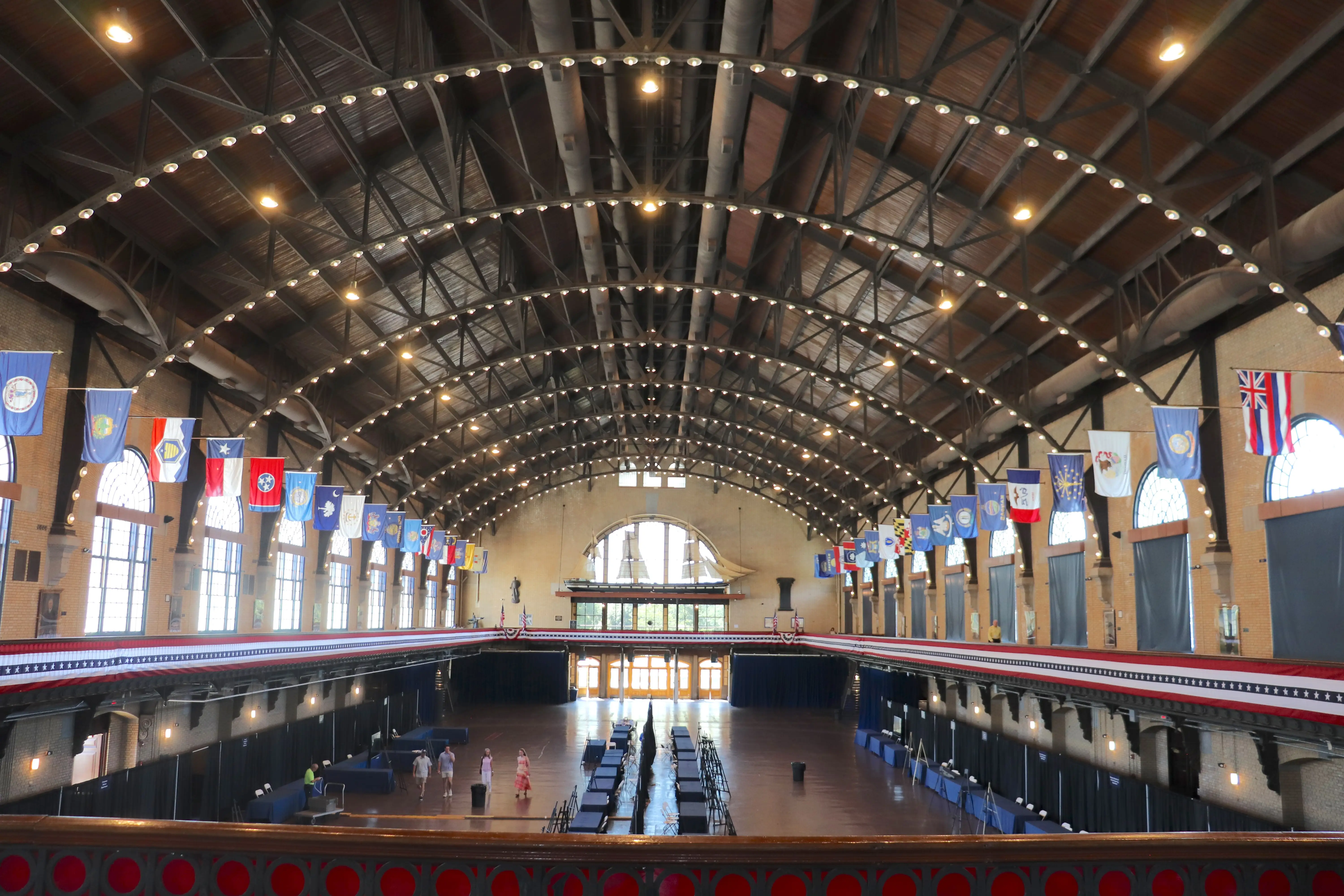 Inside Dahlgren Hall.