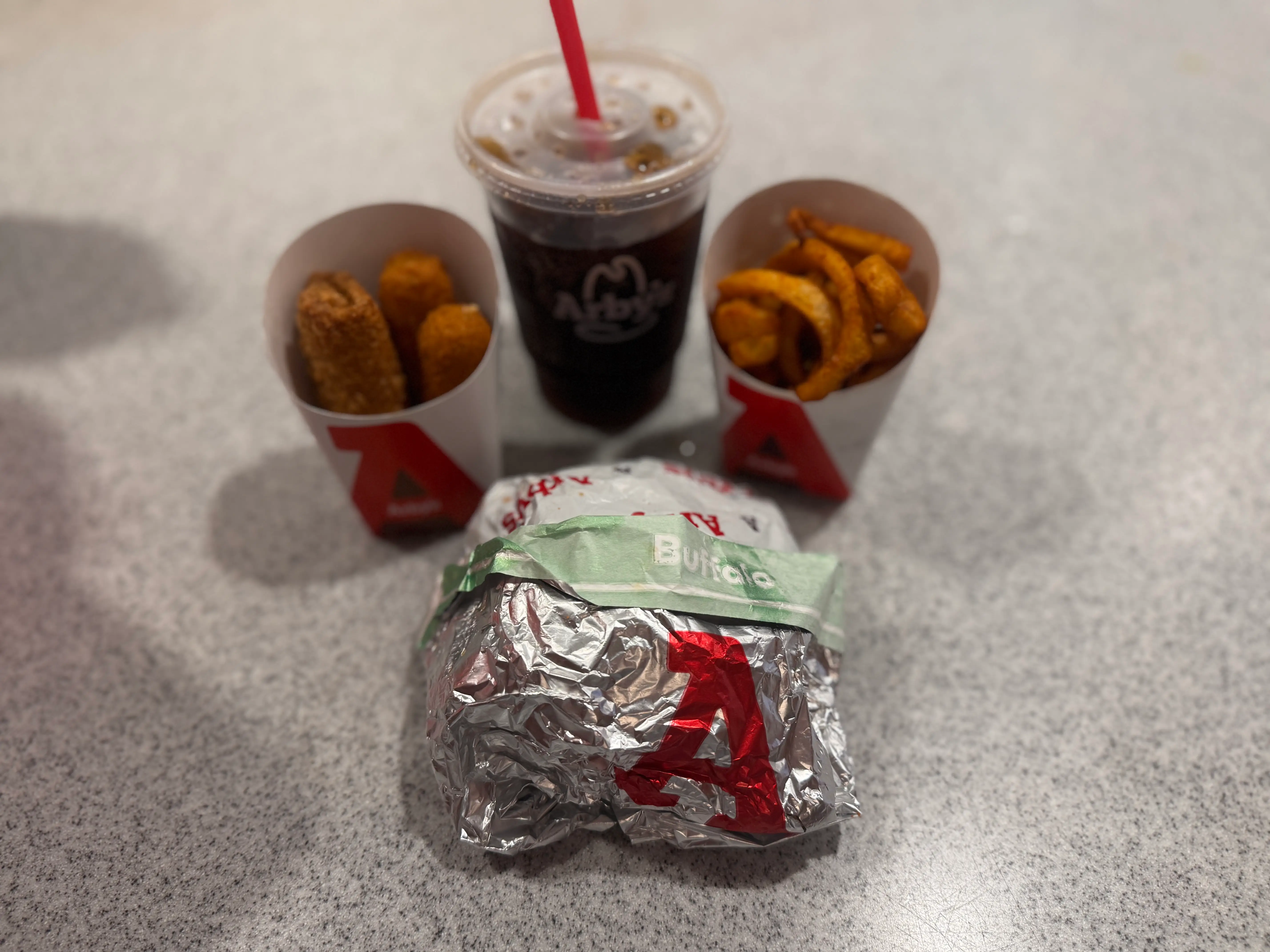 arby's meat and 3