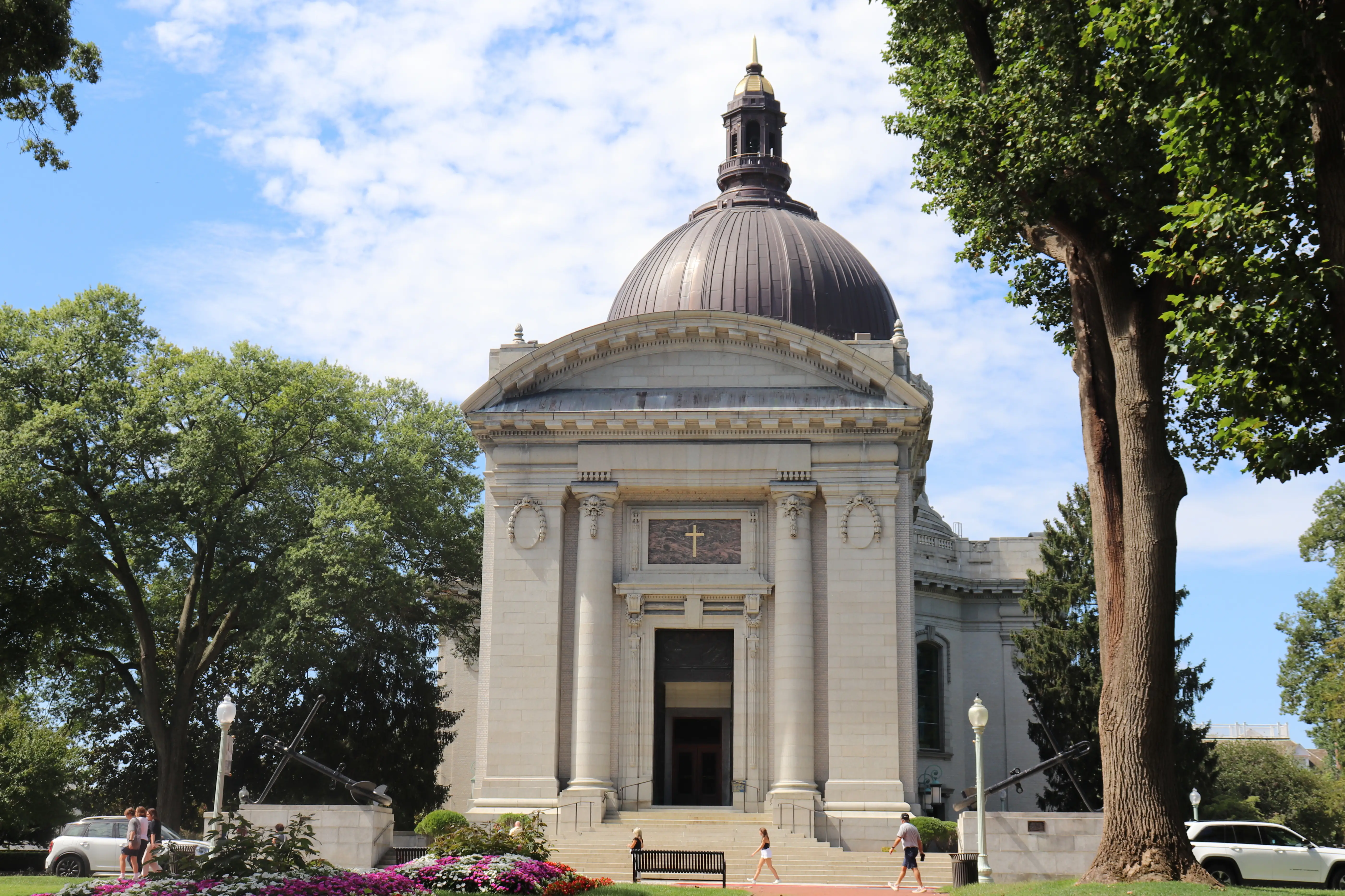 The US Naval Academy Chapel.