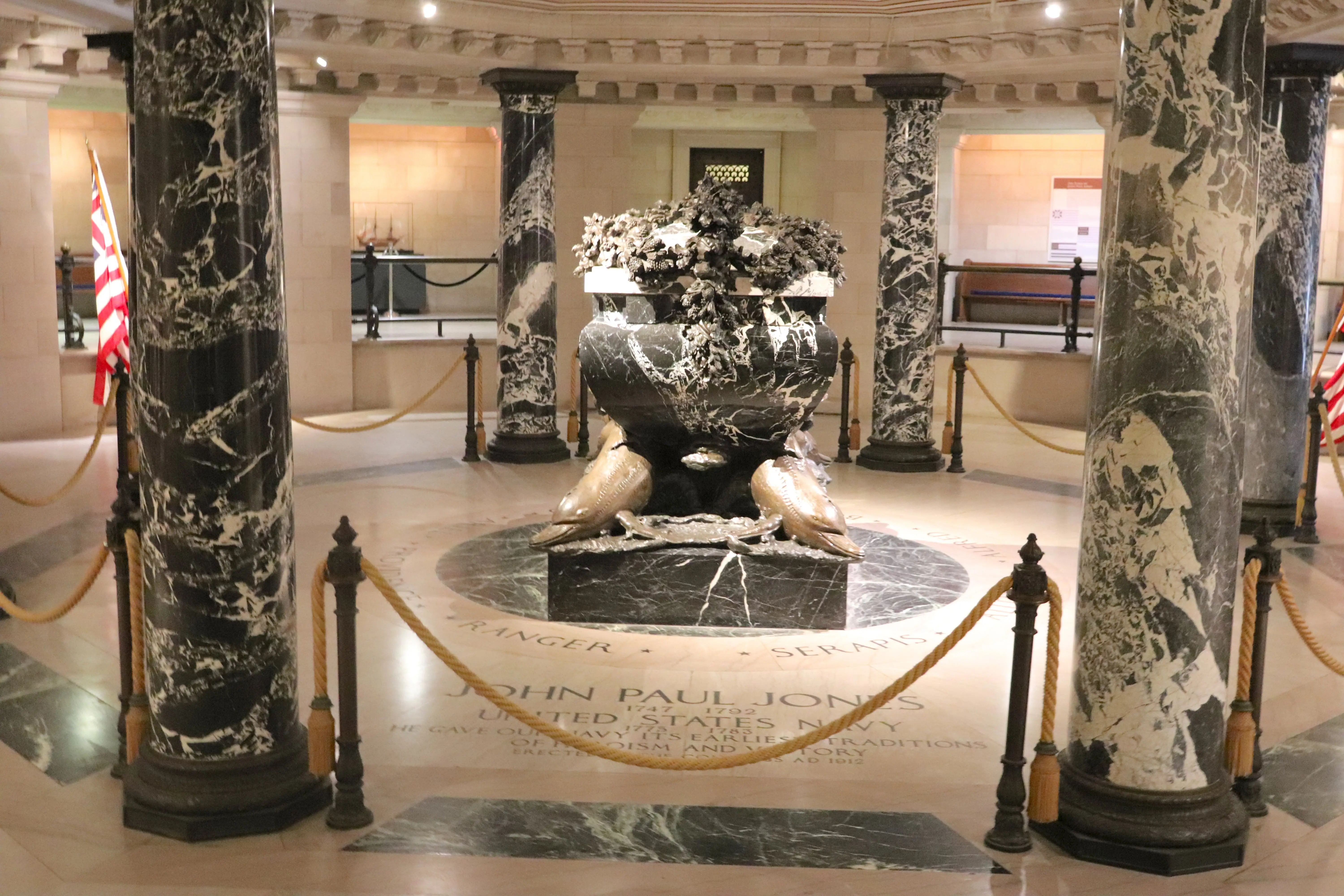 The Crypt of John Paul Jones.