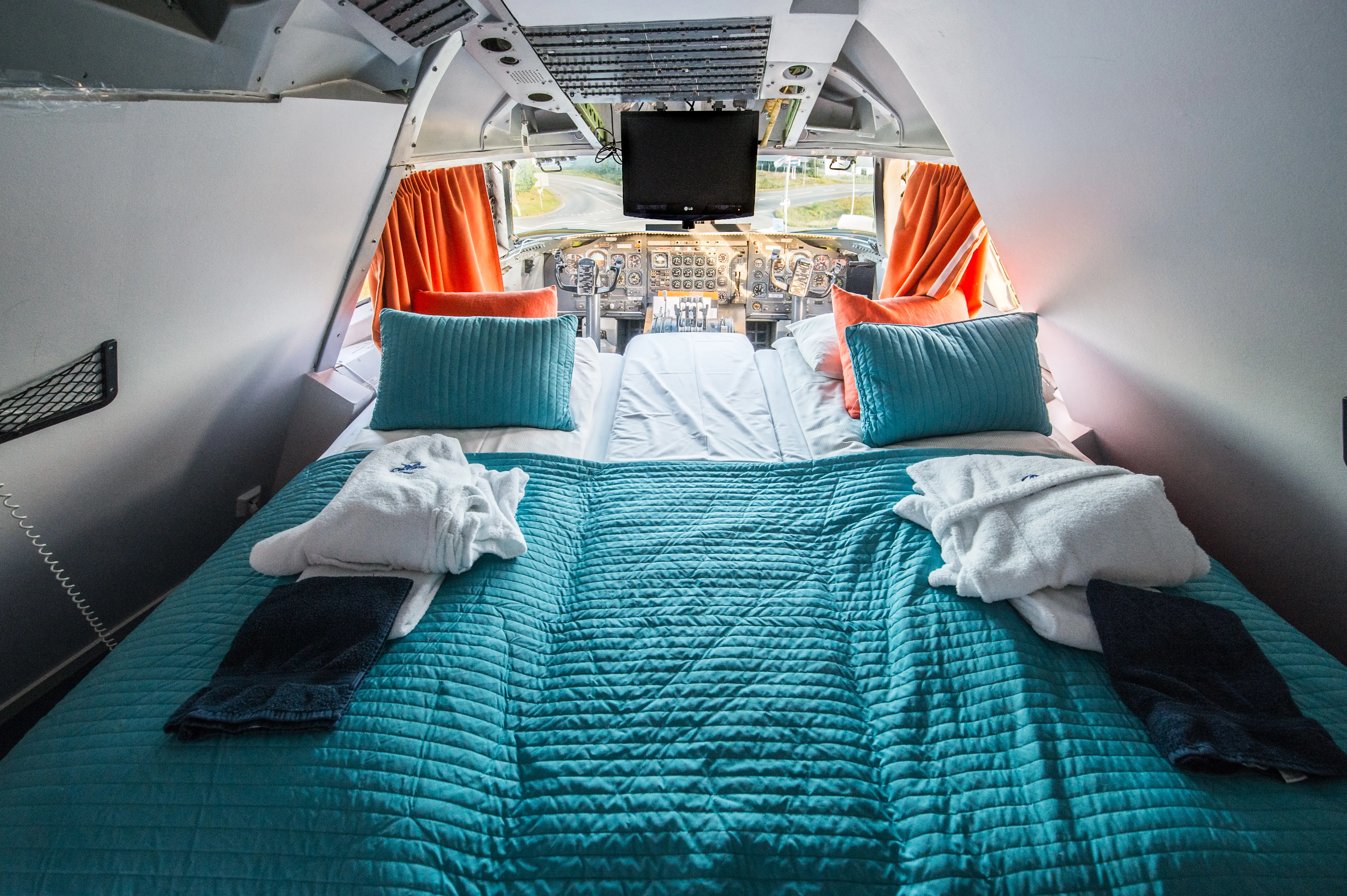 The 747 hotel in sweden.
