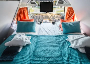 See 6 repurposed Boeing 747s with unusual second lives, from a Swedish hotel to a scuba site in Bahrain