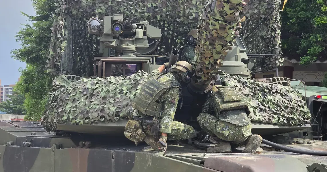Taiwan is training its Abrams tank crews to hide and refuel inside its bustling urban sprawl