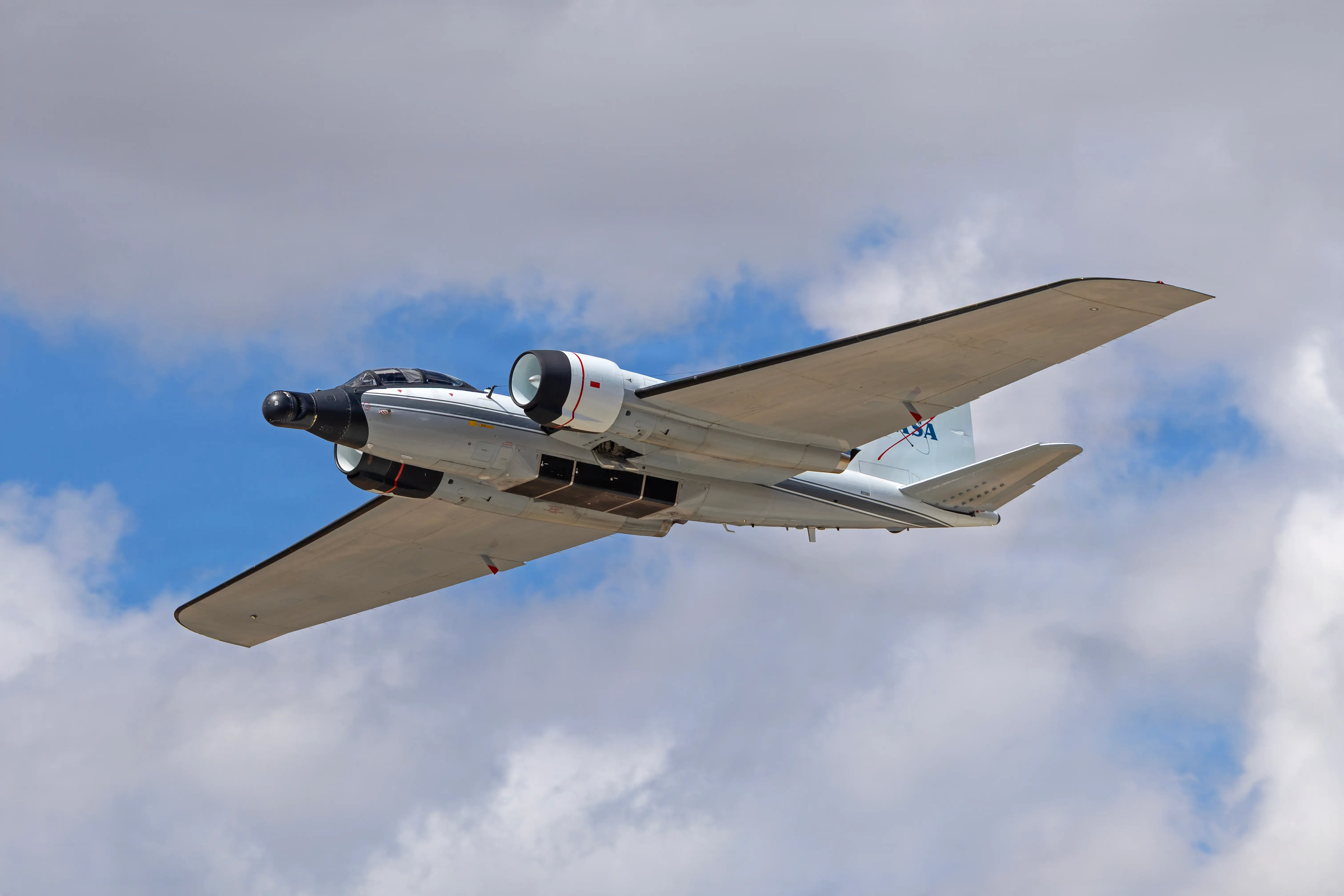 NASA WB-57 aircraft.