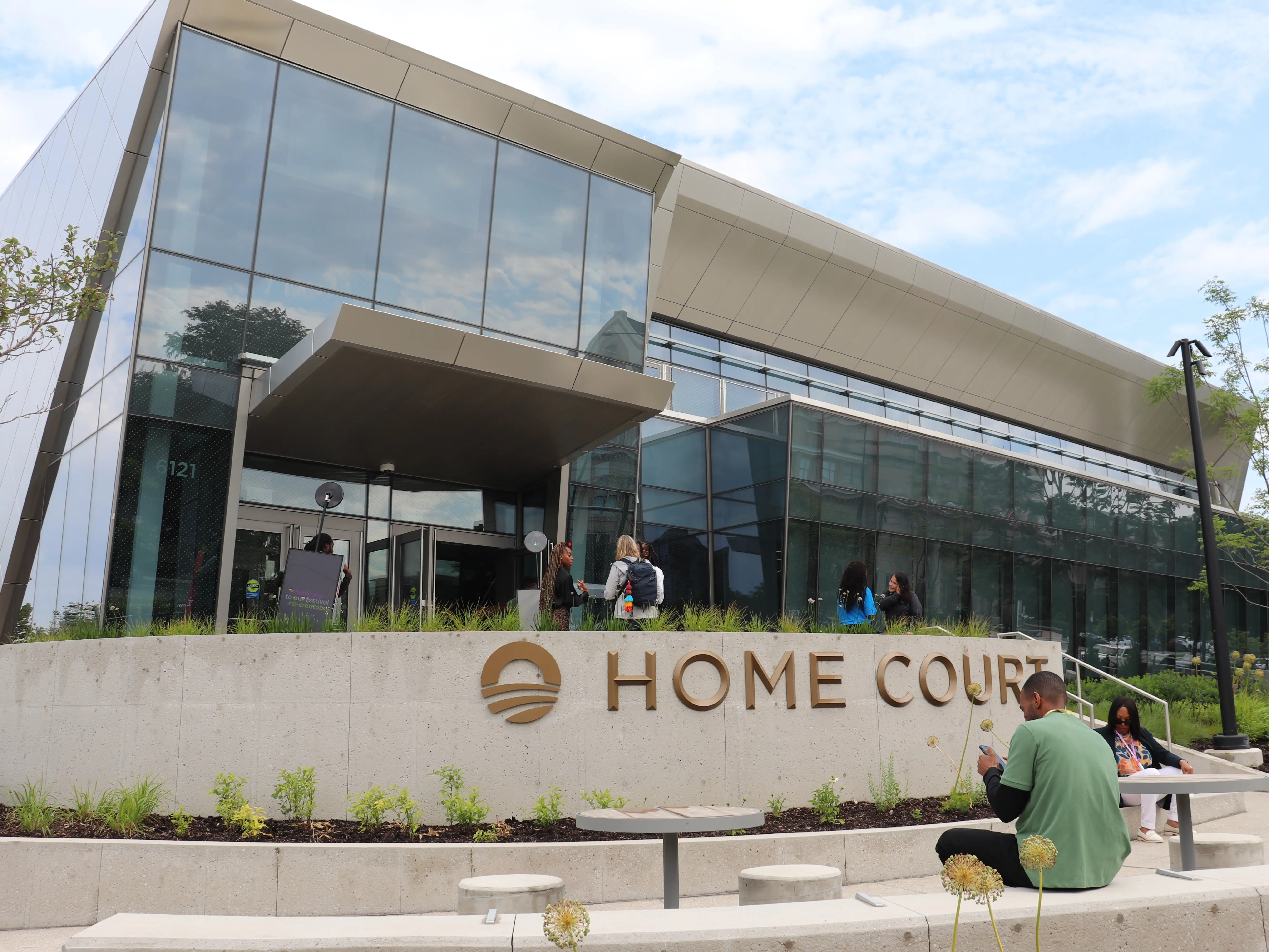 Home Court at the Obama Presidential Center in chicago