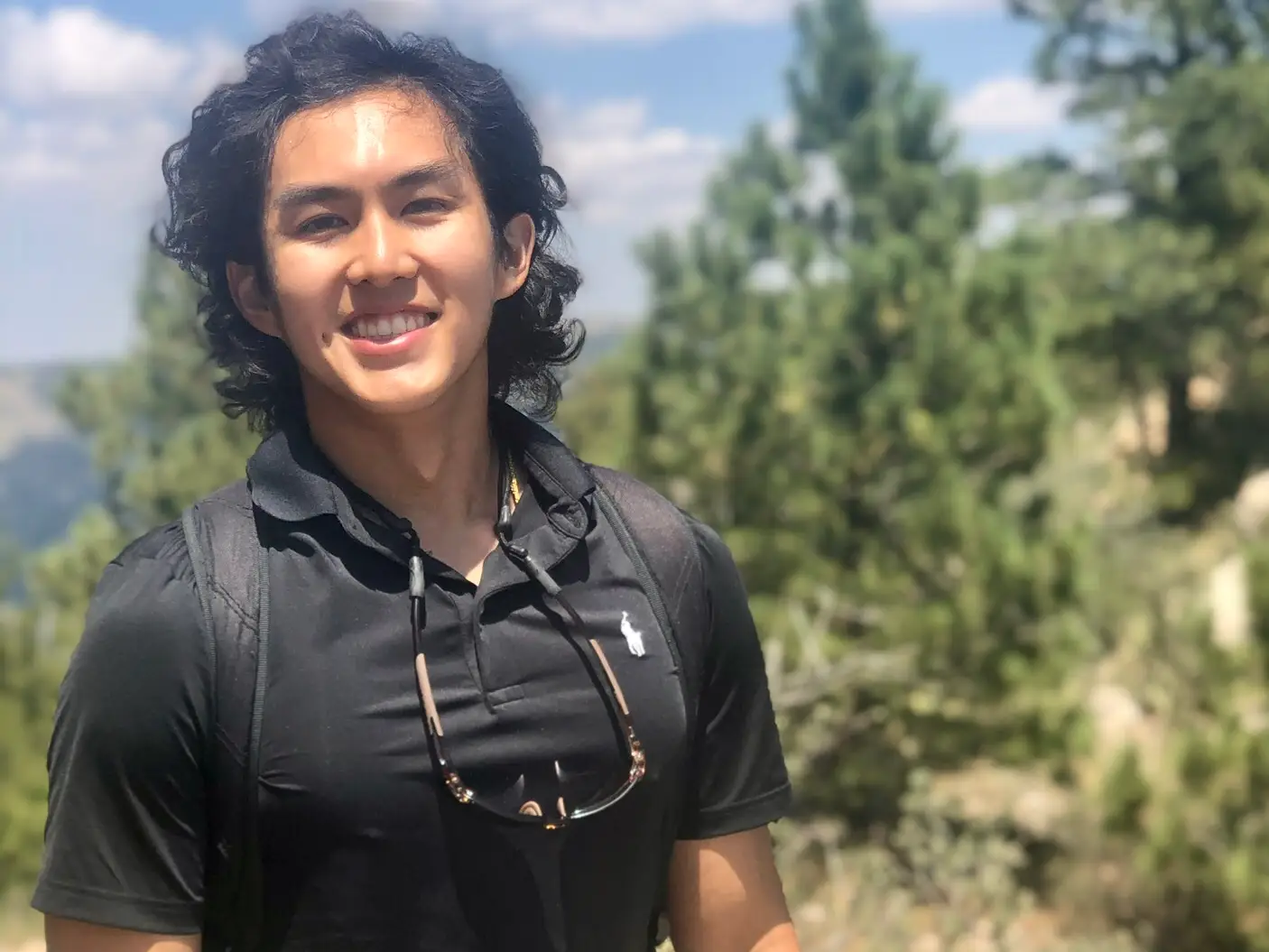 Eric Brandon Kam outdoors