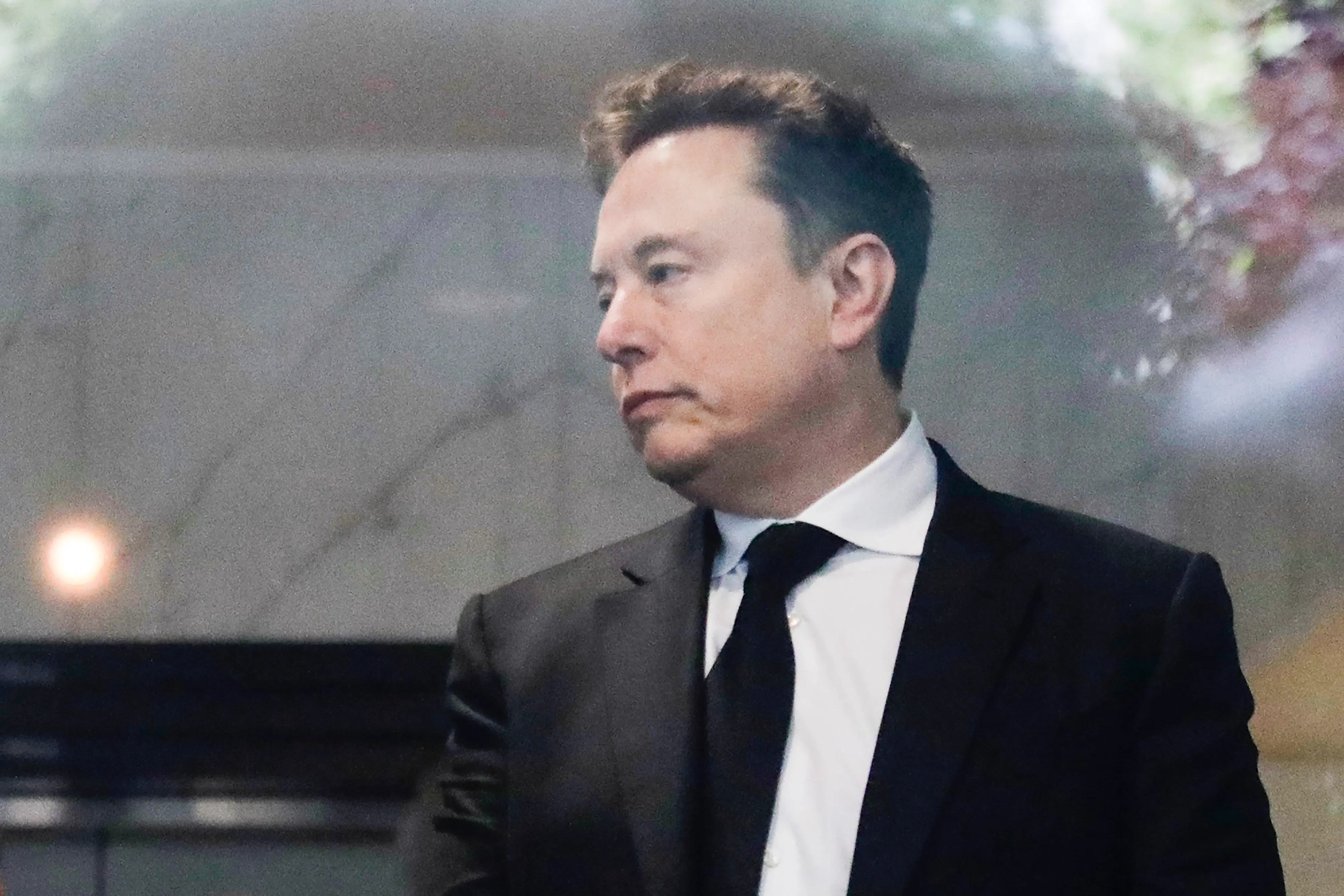 Elon Musk arrives for the trial of against OpenAI held at Dellums Federal Building in Oakland, California Tuesday, April 28, 2026.