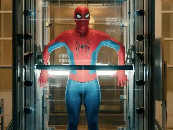 spider-man getting scanned