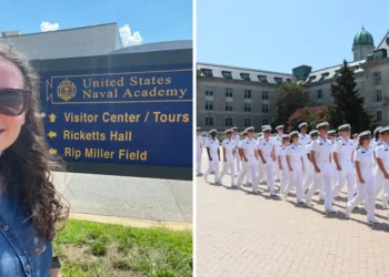 I visited the elite United States Naval Academy in Annapolis. An 8-minute ceremony gave me goosebumps.