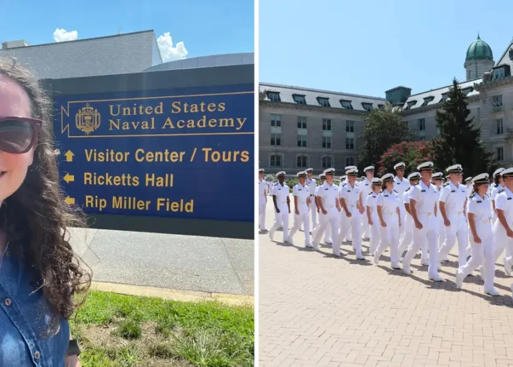 I visited the elite United States Naval Academy in Annapolis. An 8-minute ceremony gave me goosebumps.