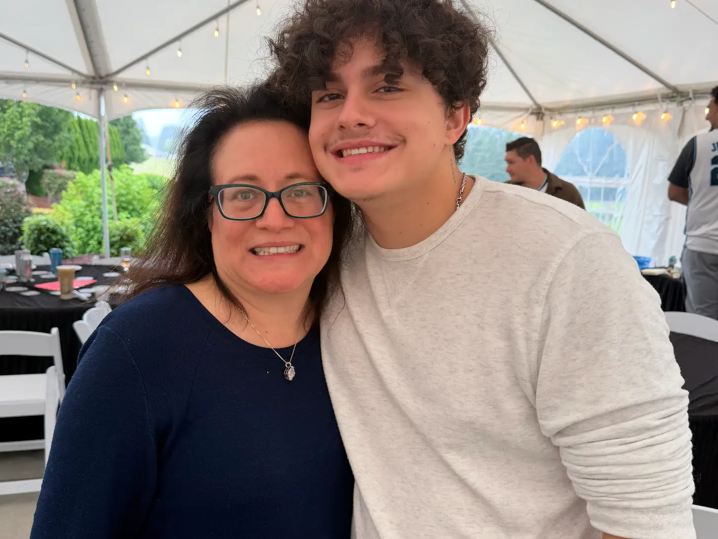 VaNessa Duplessie and her son