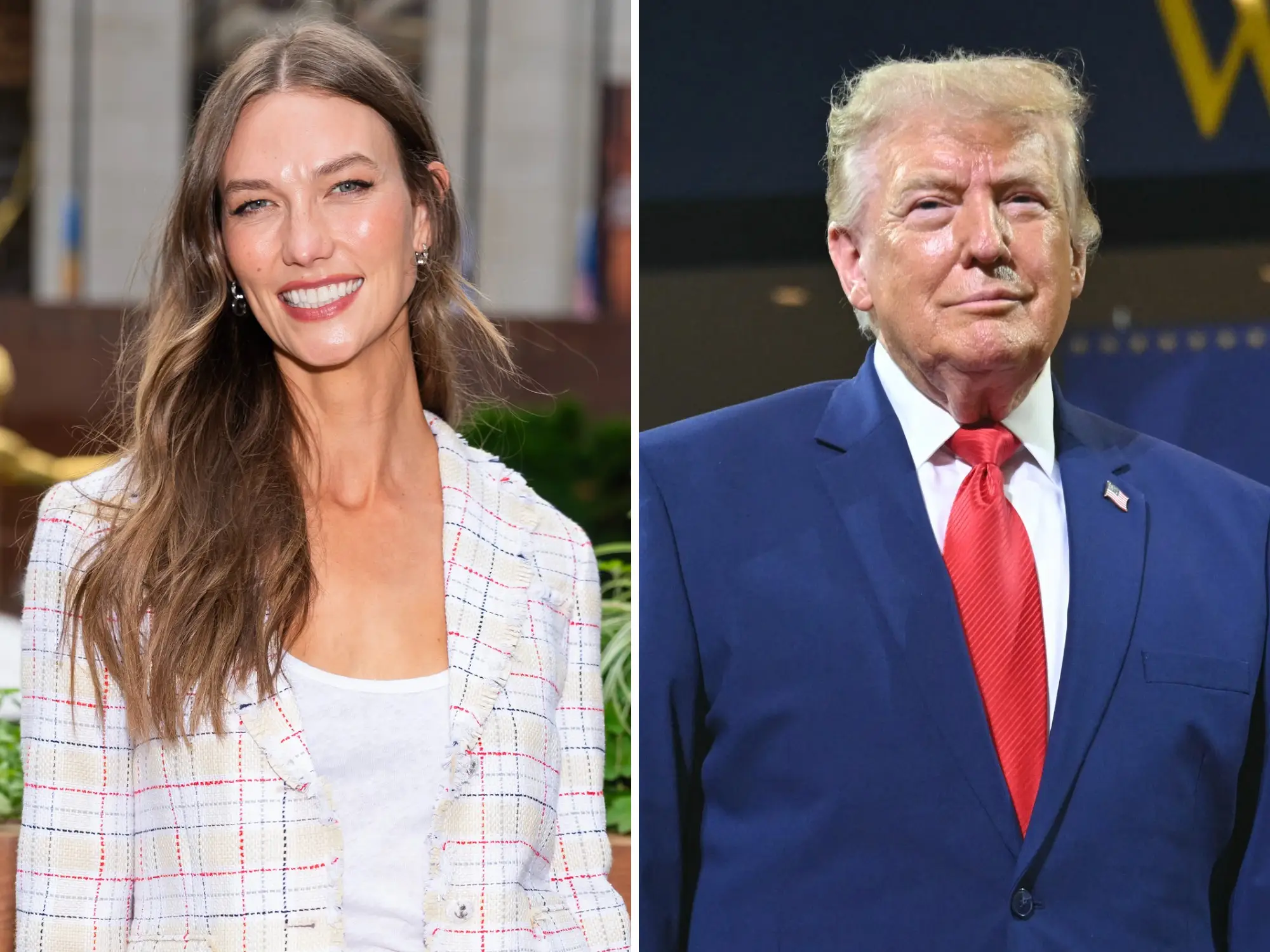 Karlie Kloss said she has not met Donald Trump.