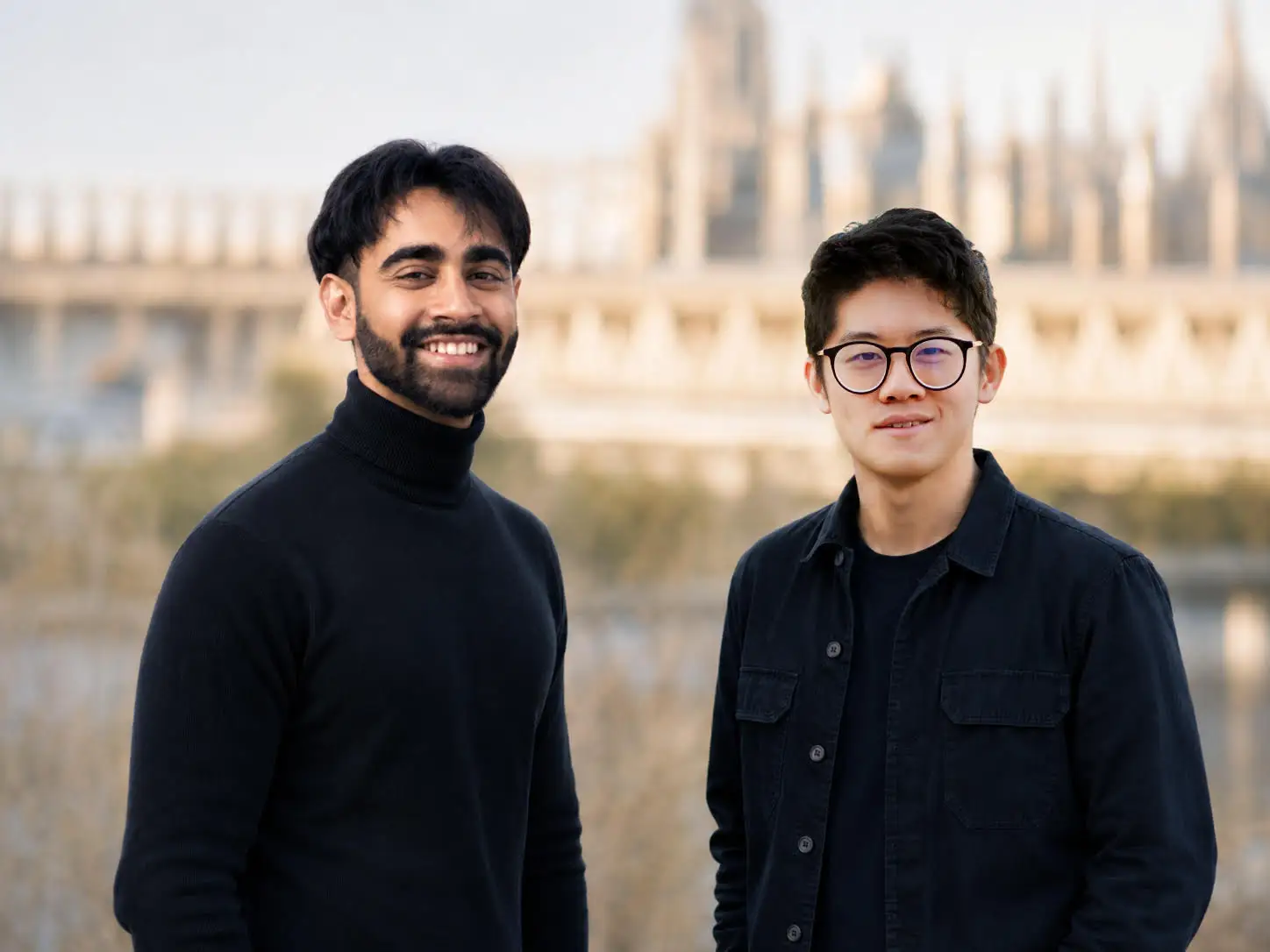 CEO Steven Ren (right)