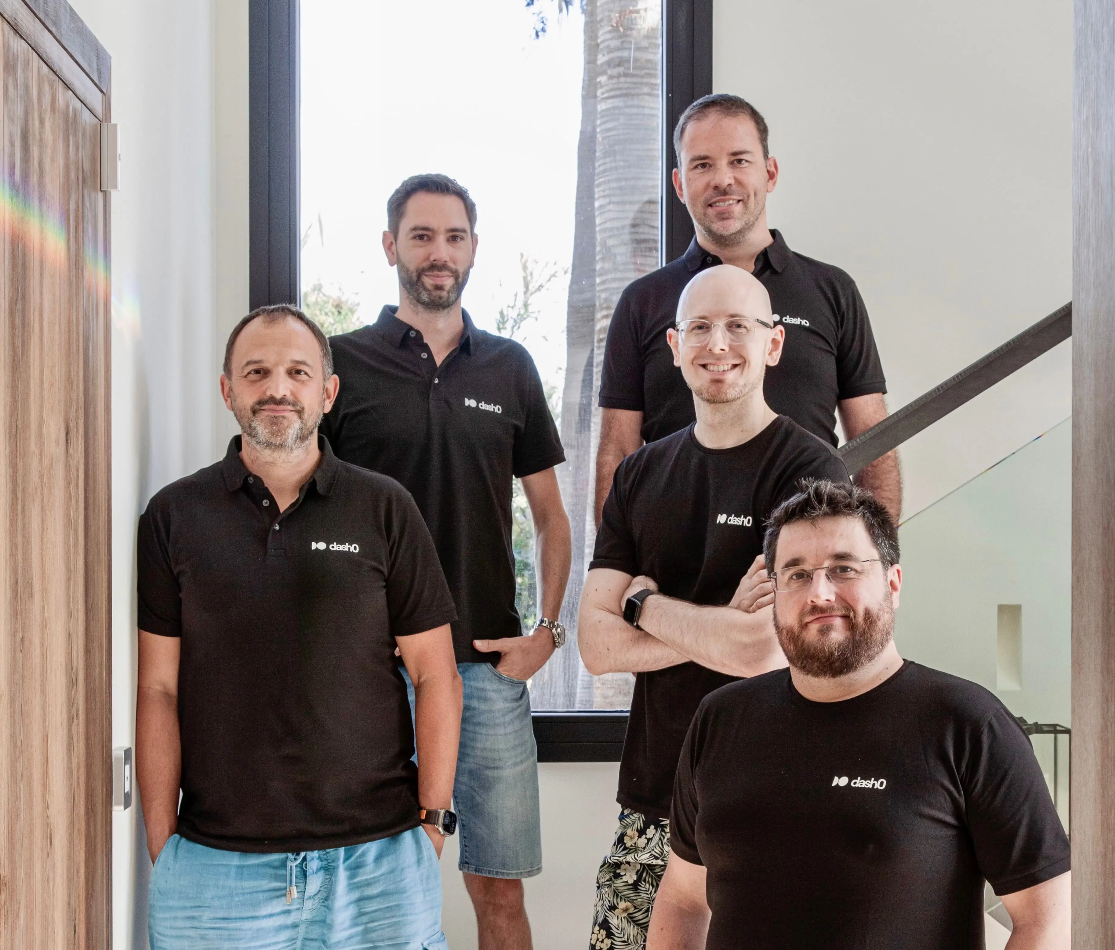 Dash0-Team: Mirko Novakovic, Miel Donkers, Marcel Birkner, Ben Blackmore and Michaele Mancioppi