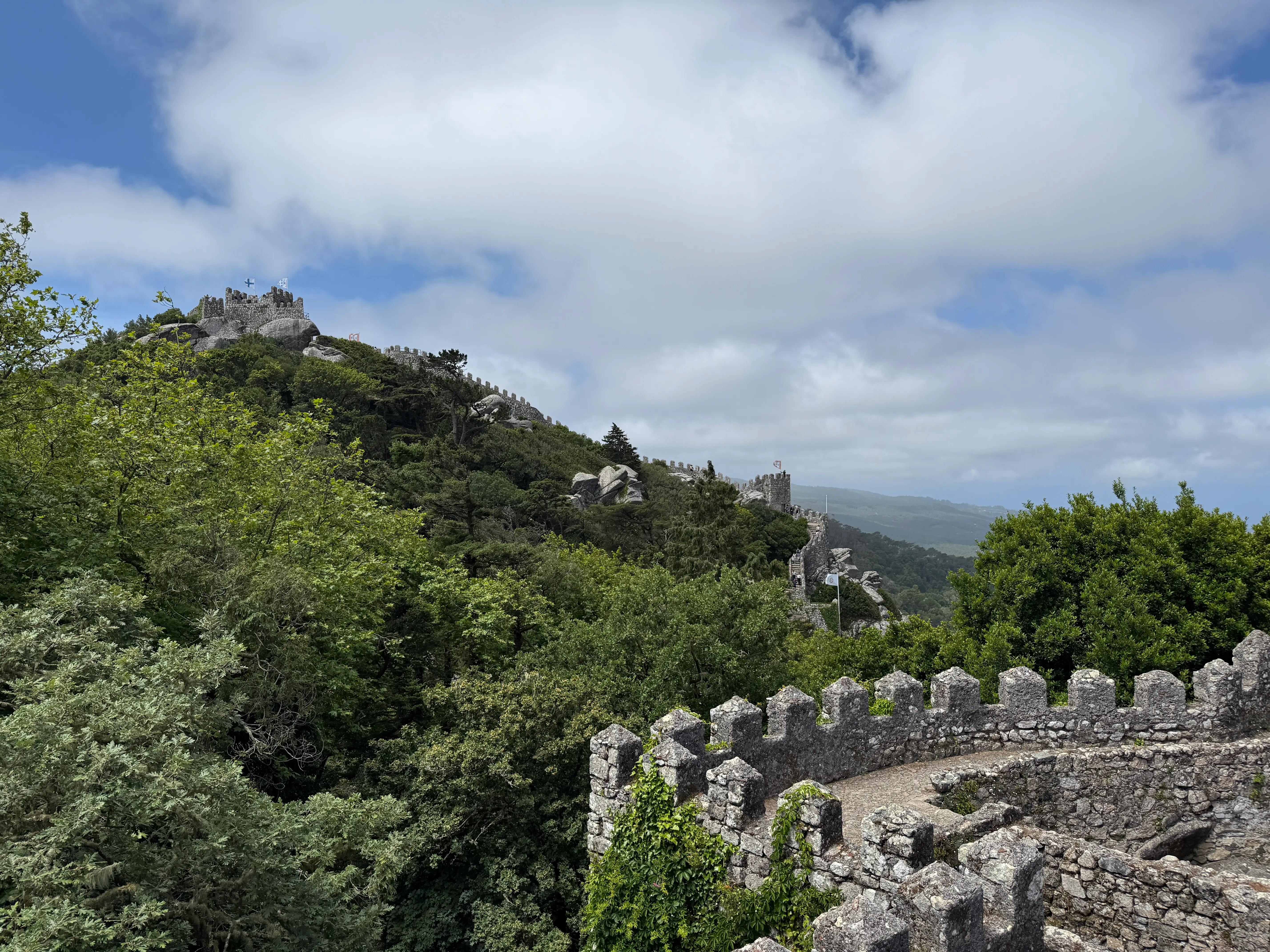Aerial view of Moorish Castle