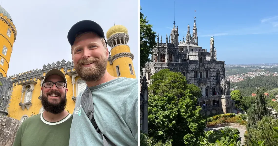 We spent 2 weeks in Portugal. The best stop on our whole trip was a fairy-tale-like town just outside of Lisbon.