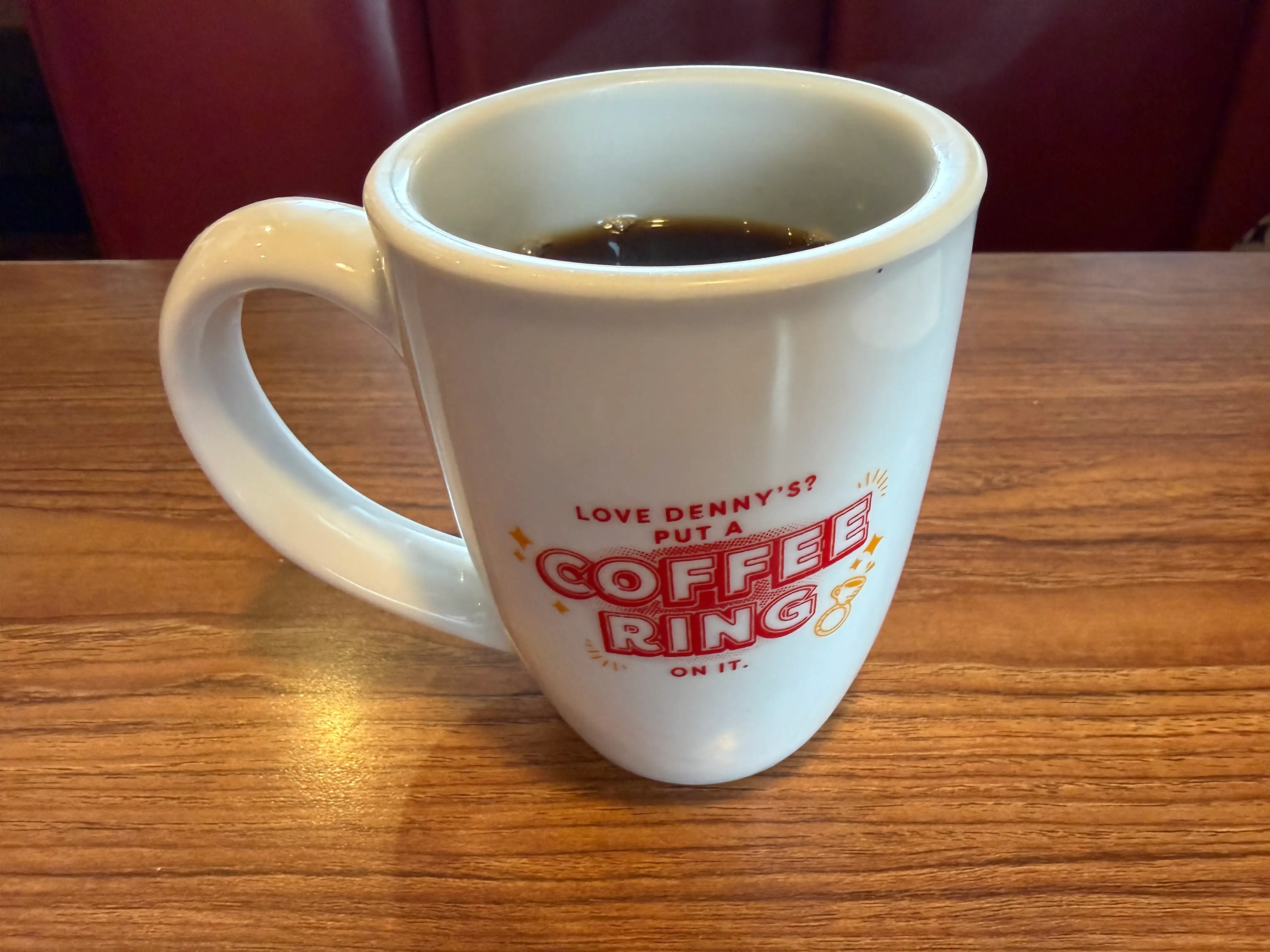 Coffee mug at DEnny's