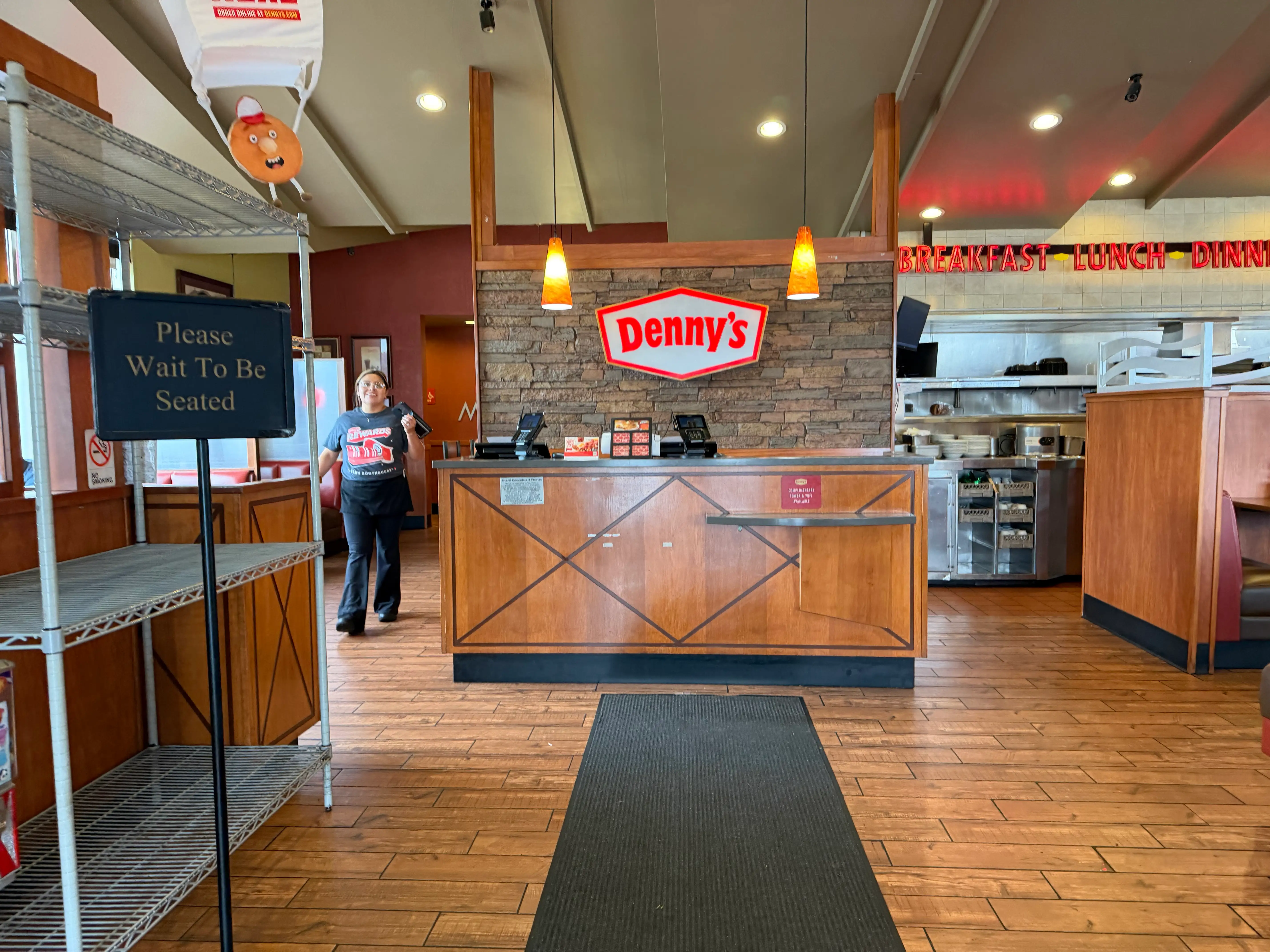 Entrance area of Denny's
