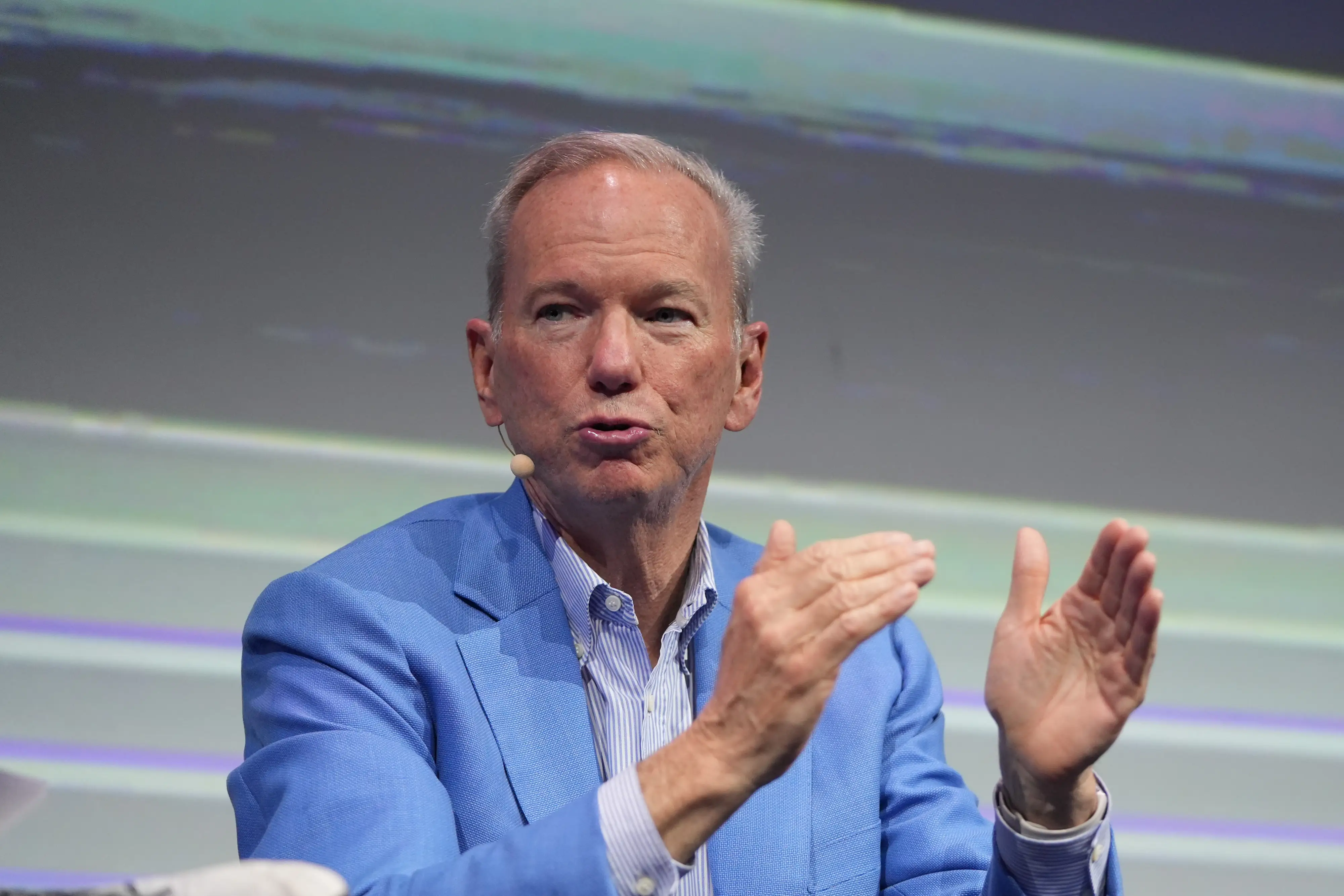 Eric Schmidt, billionaire and co-founder of Schmidt Futures, at the Raise summit in Paris, France, on Tuesday, July 8, 2025. The annual conference gathers global leaders and key speakers in tech and AI.