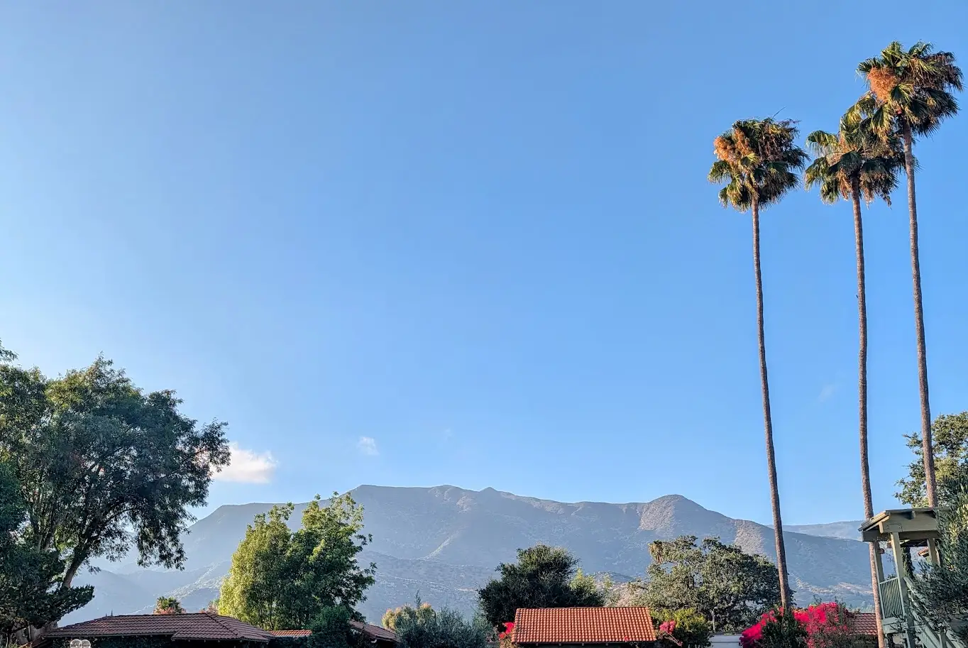 Ojai Mountain View from Hummingbird Inn