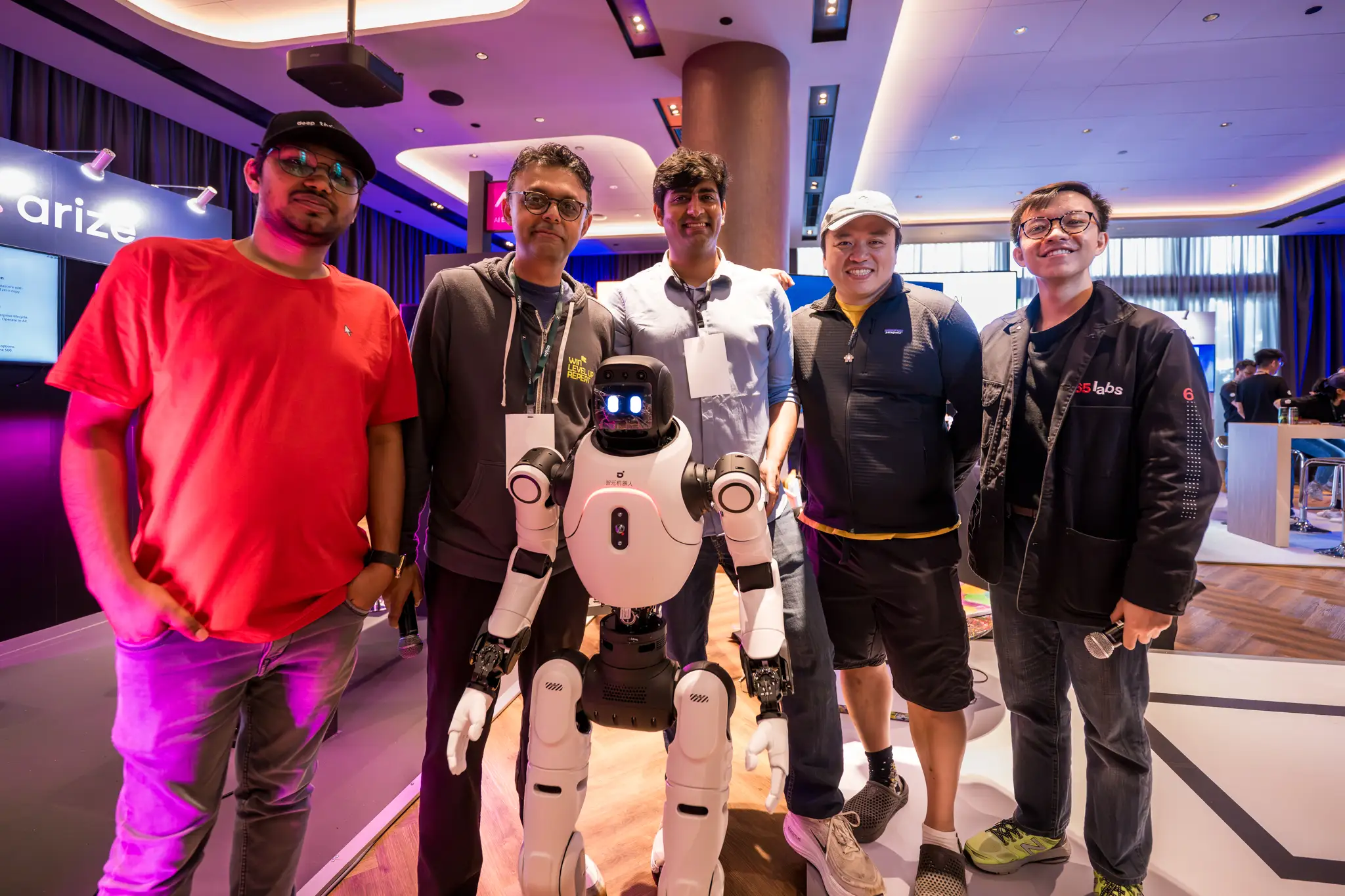 The robotics room at AIE Singapore 2026.