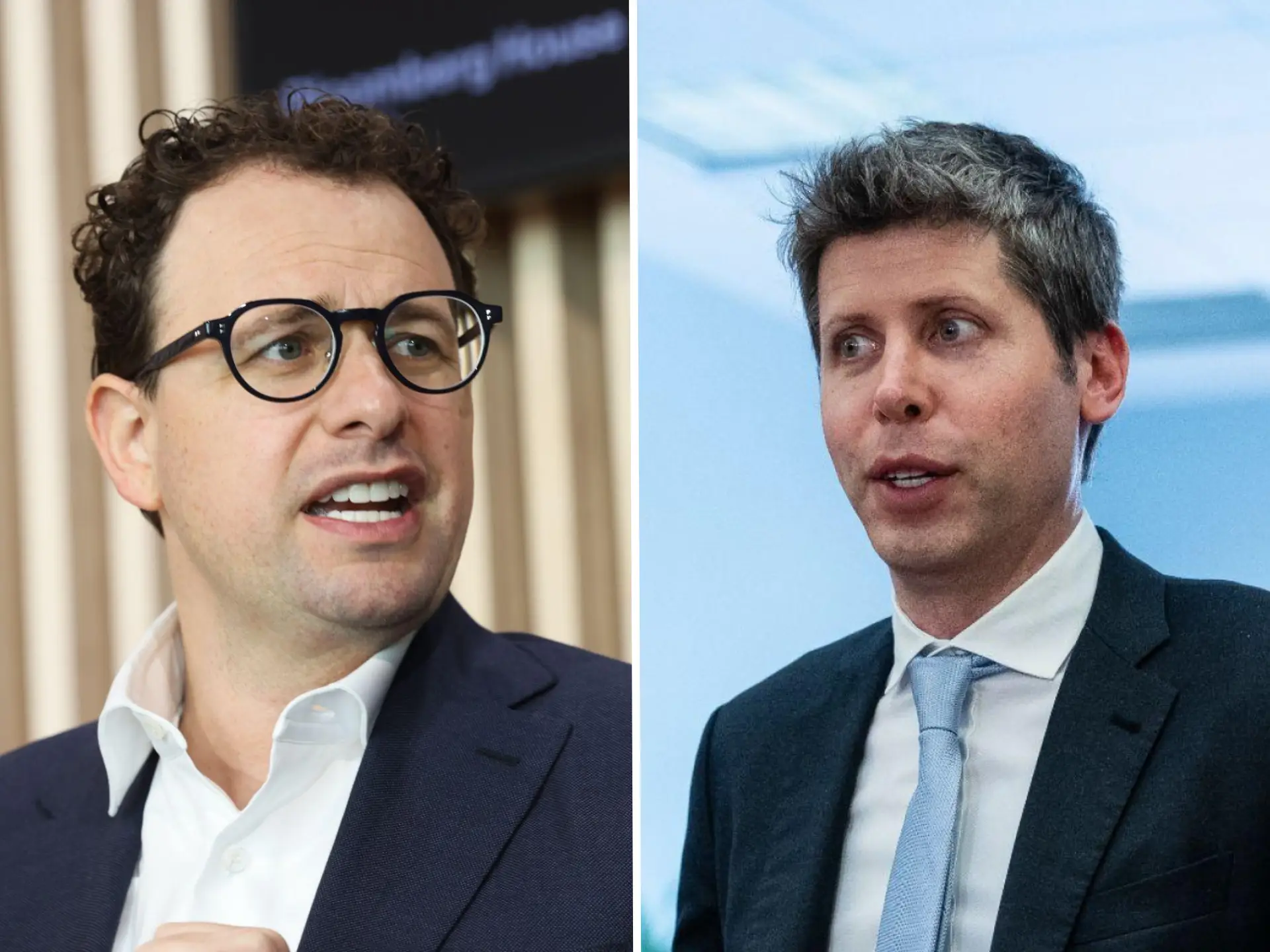 Anthropic CEO Dario Amodei and OpenAI CEO Sam Altman