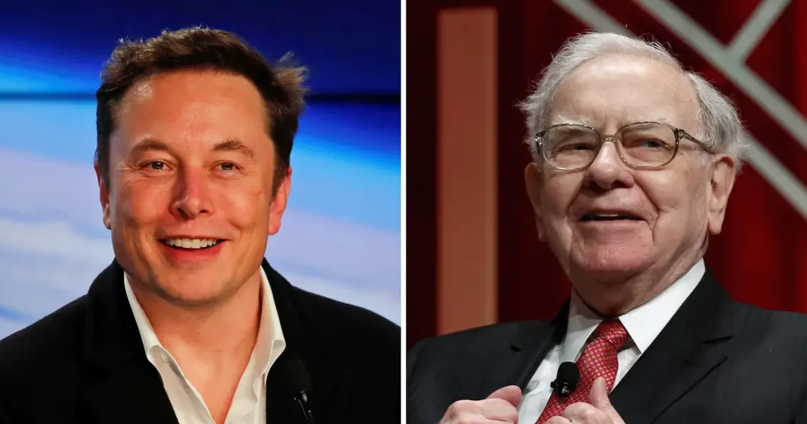 Elon Musk finally has Warren Buffett as a shareholder — sort of