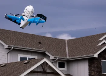 Amazon drone makes a splash after dropping a package in a Texas woman’s pool: ‘We’re living in the Jetsons era’