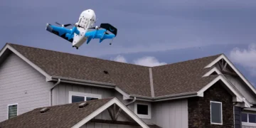 Amazon drone makes a splash after dropping a package in a Texas woman’s pool: ‘We’re living in the Jetsons era’
