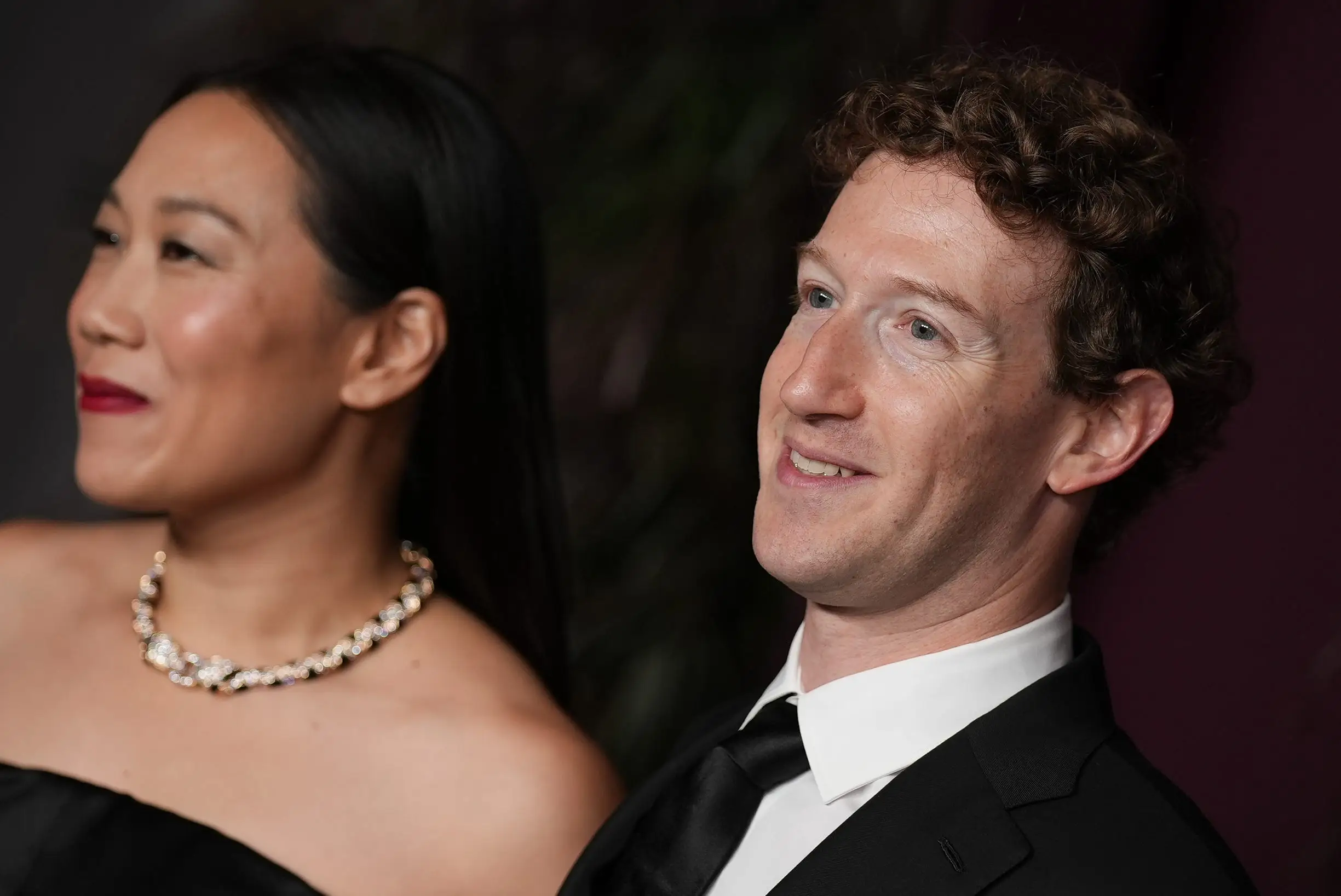 Priscilla Chan and Mark Zuckerberg at the WSJ. Magazine 2025 Innovator Awards held at The Museum of Modern Art on October 29, 2025 in New York, New York.