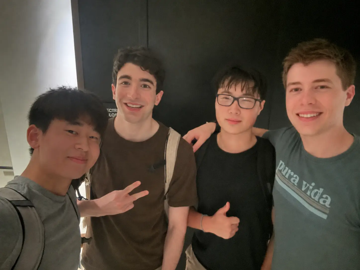 Bryan Reed with his interns