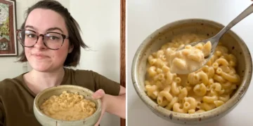 I tried a recipe for a single serving of mac and cheese. It’s packed with protein and only took 20 minutes to make.