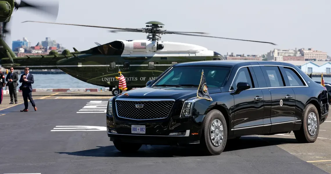 See inside ‘The Beast,’ Trump’s $1.5 million bulletproof presidential limousine