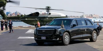 See inside ‘The Beast,’ Trump’s $1.5 million bulletproof presidential limousine