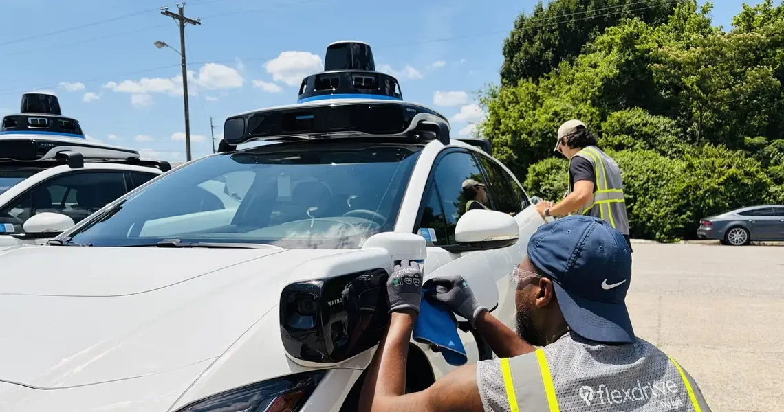 They were Lyft drivers. Now they’re cleaning Waymos.