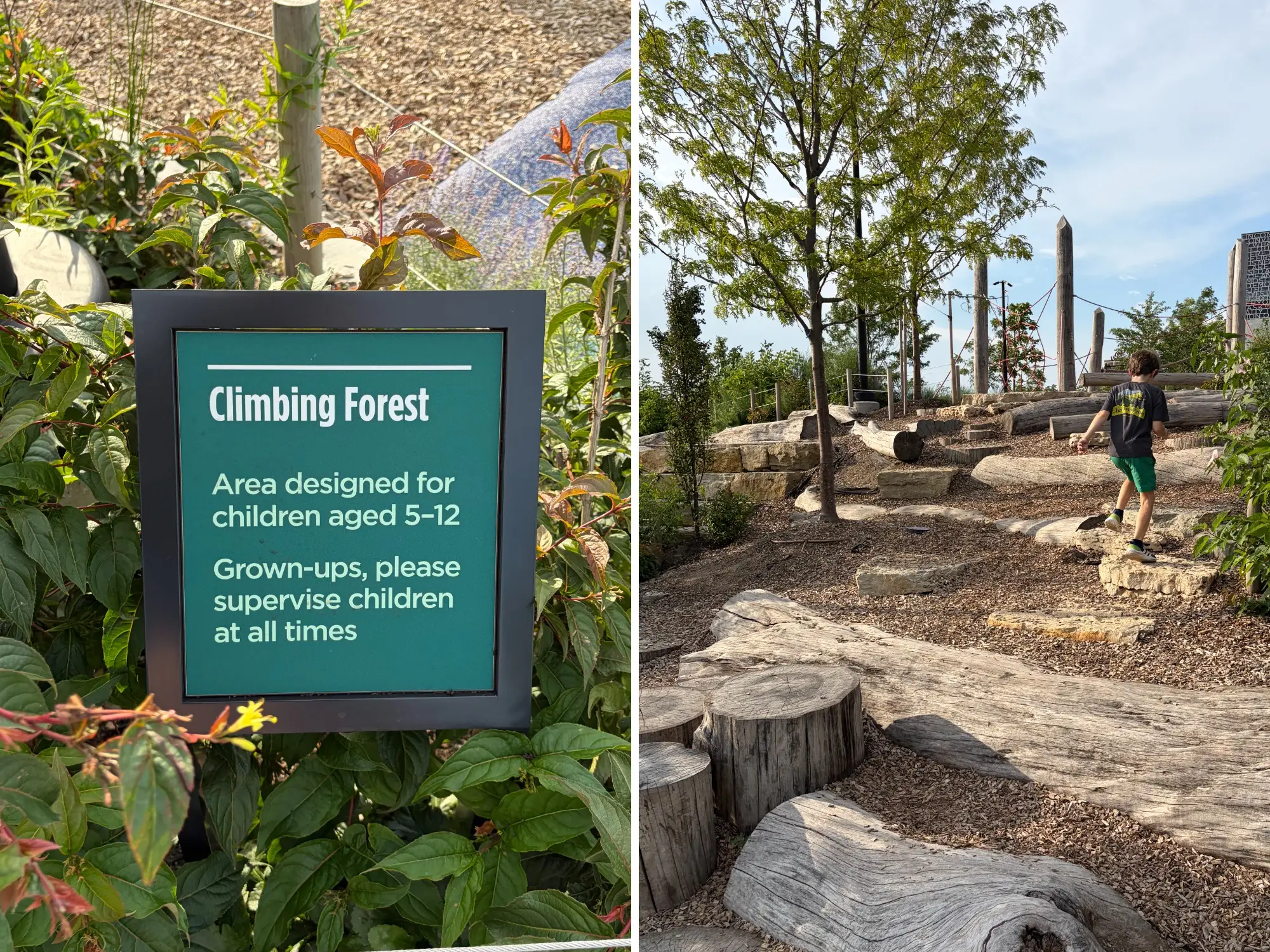 A cplay area within the playground at the Obama Presidential Library campus in Chicago.